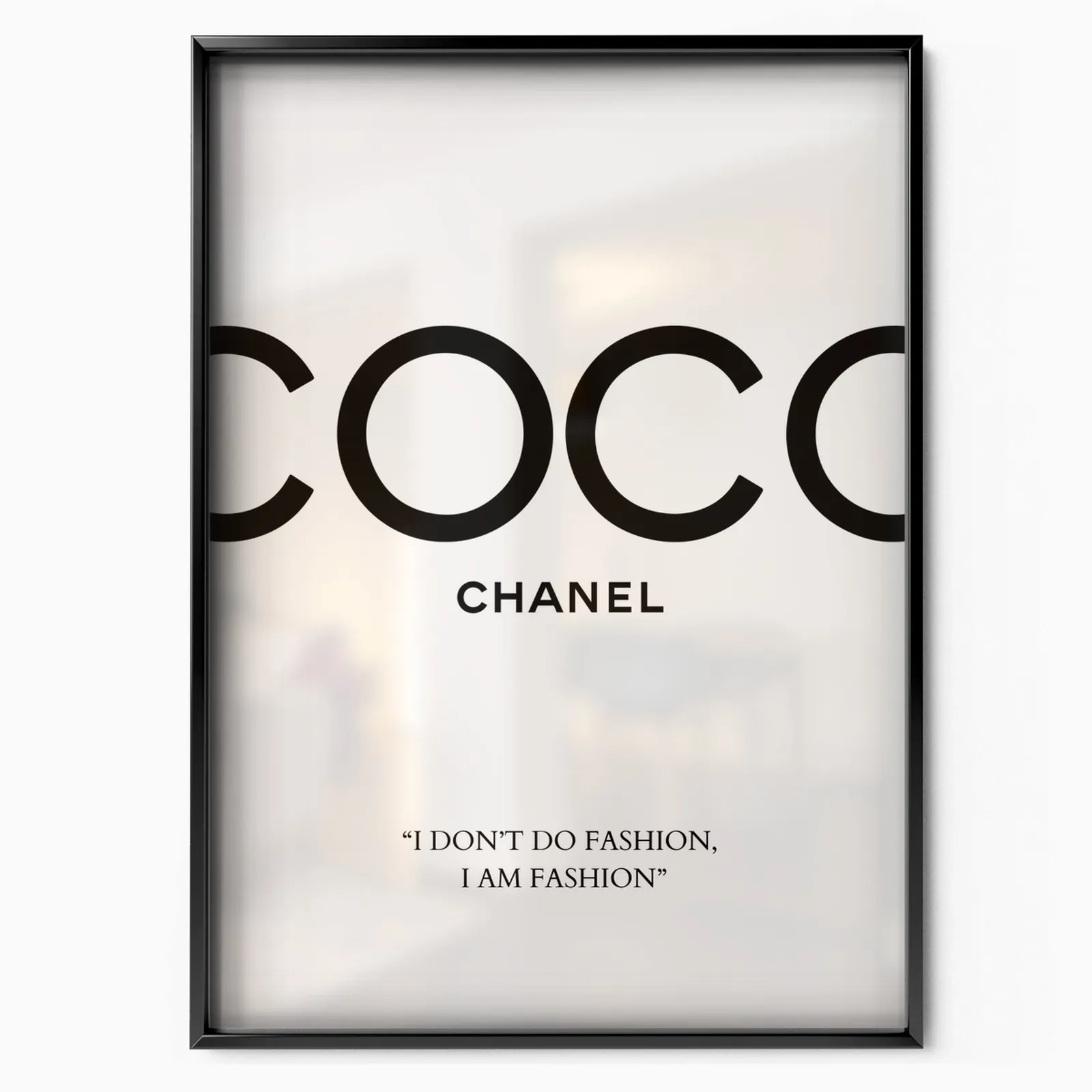 Fashion Icon poster, museum grade matte print