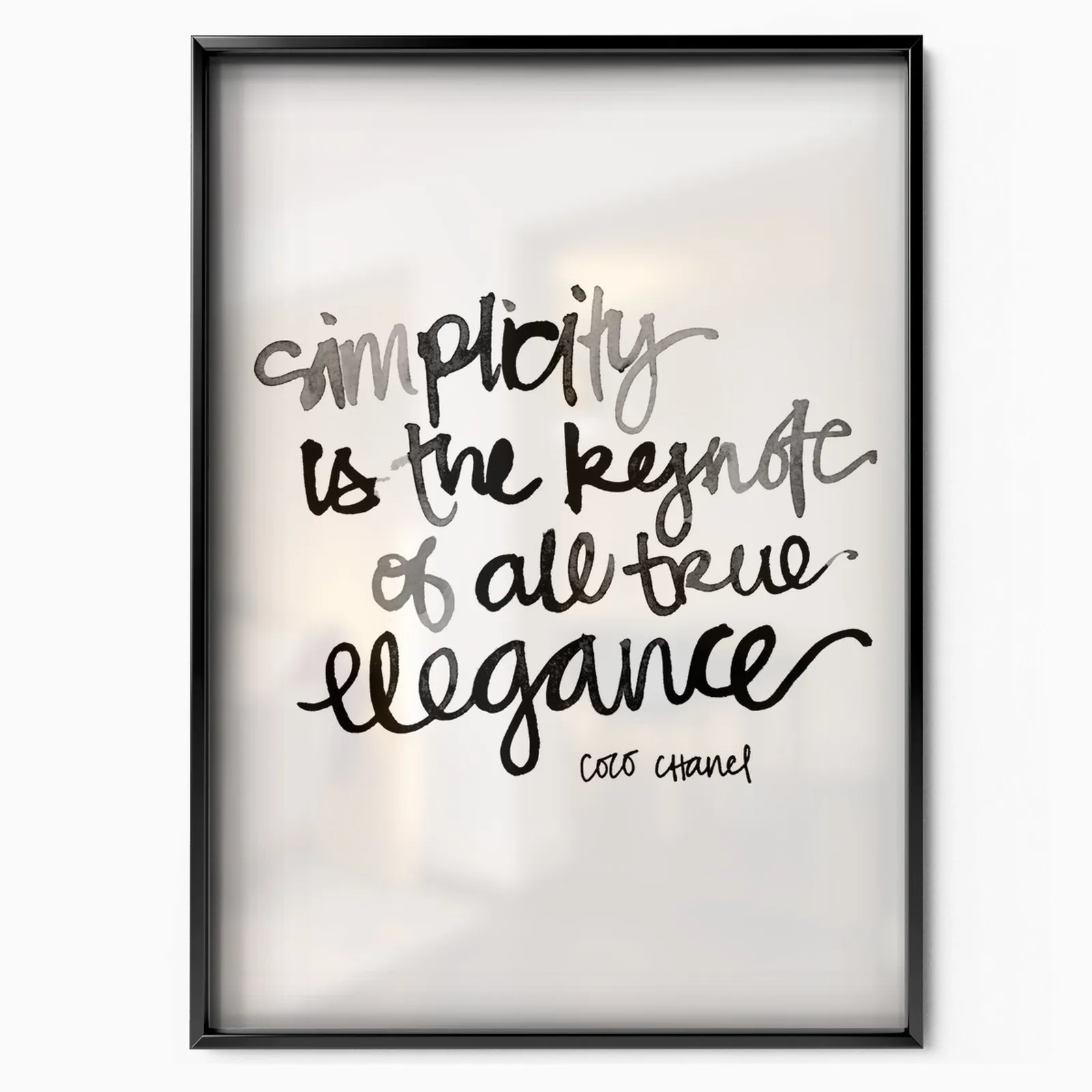Timeless Simplicity poster, museum grade matte print