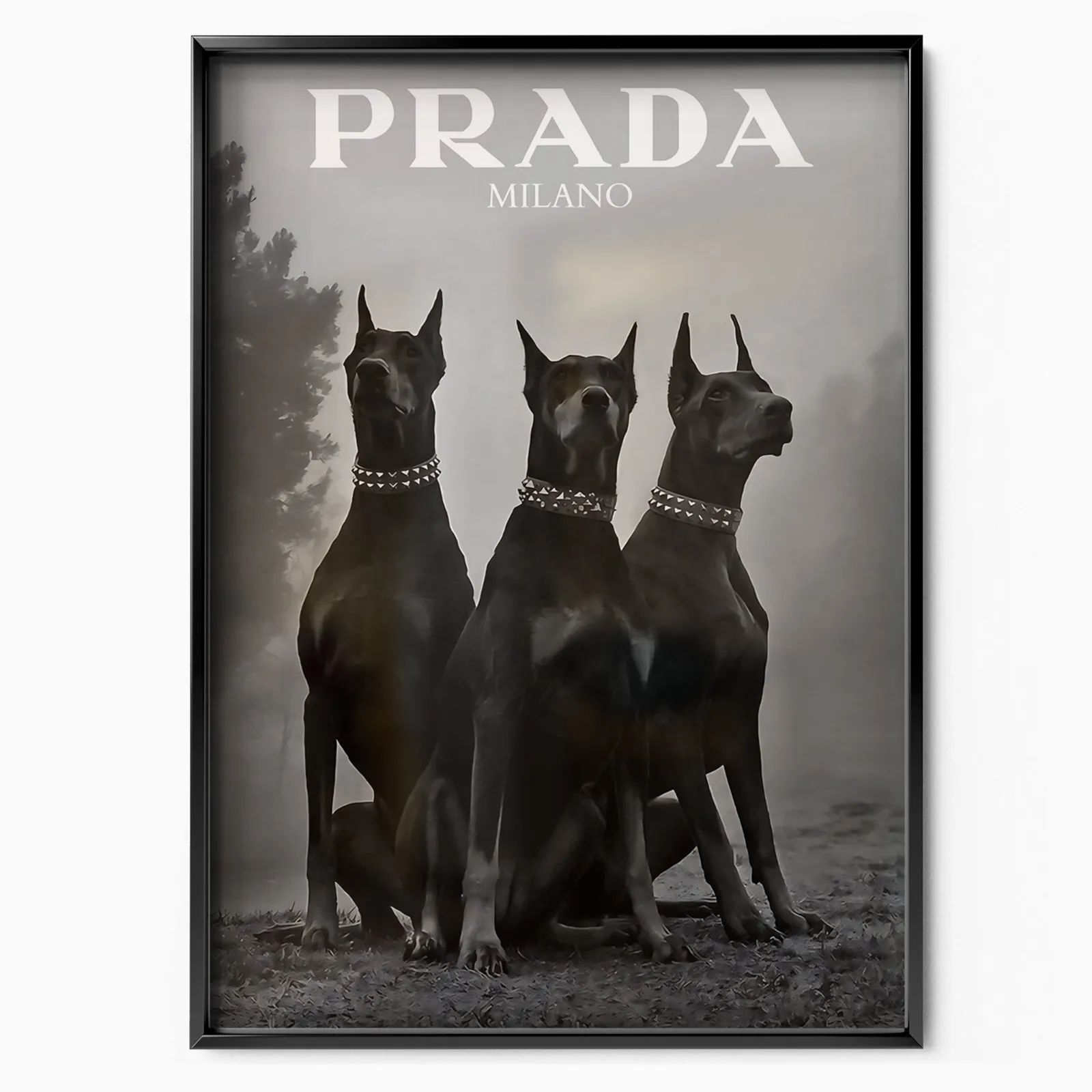 Milano Couture poster, museum grade matte print