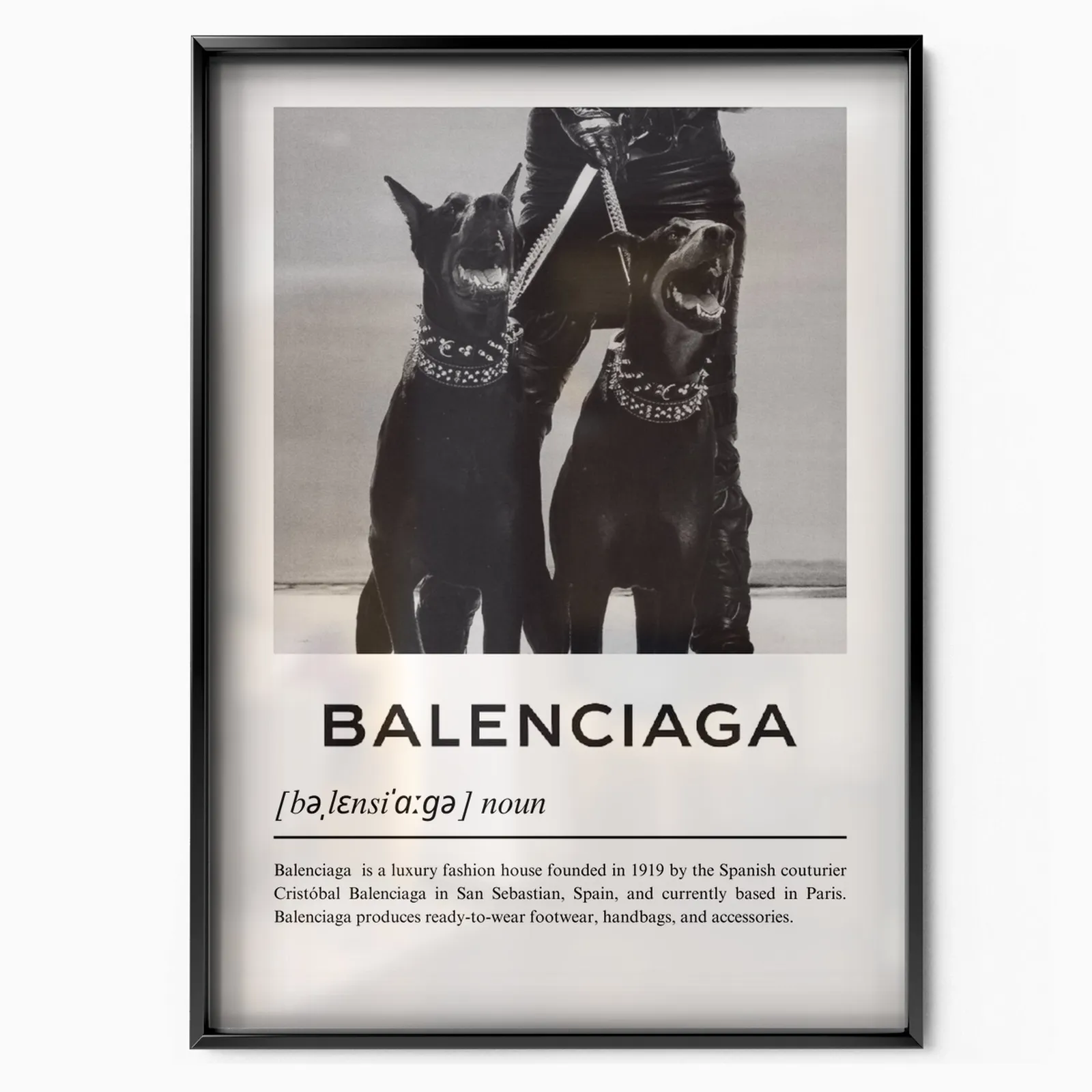 Balenciaga History poster