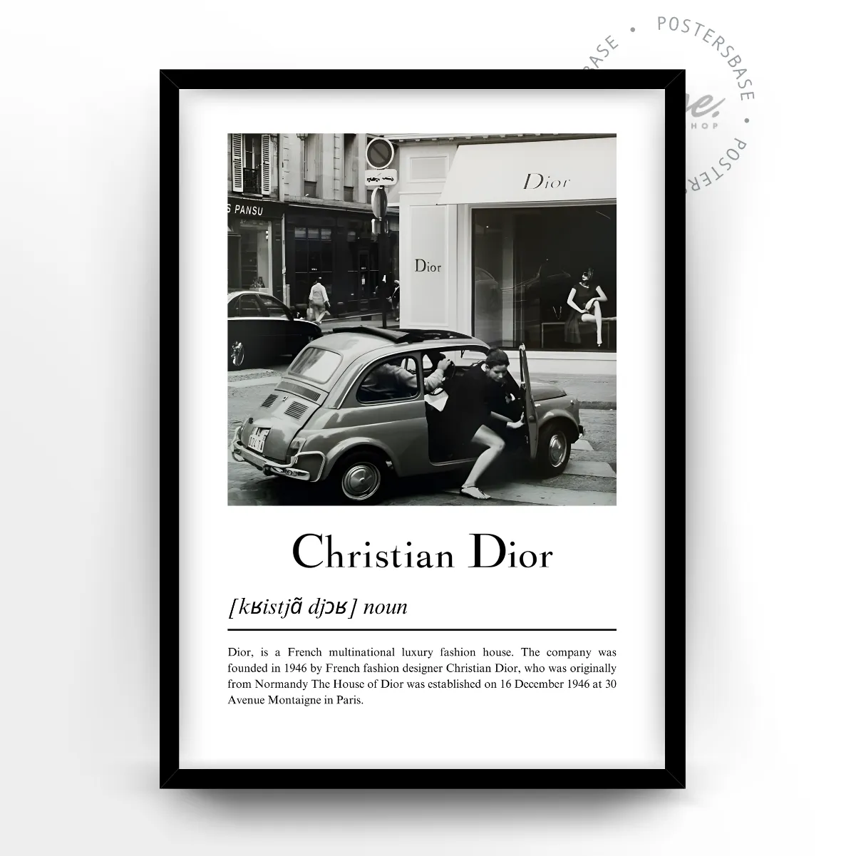 Fashion History poster, museum grade matte print