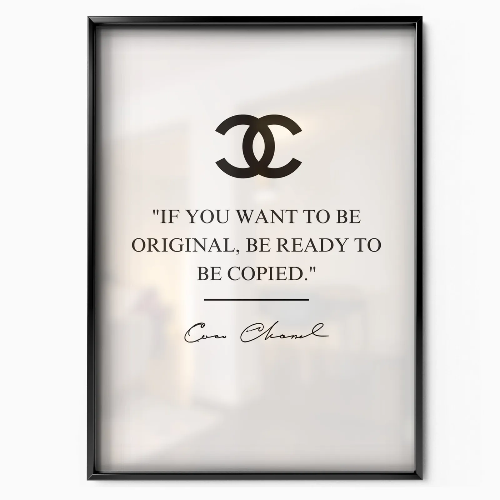 Fashion Citation poster, museum grade matte print