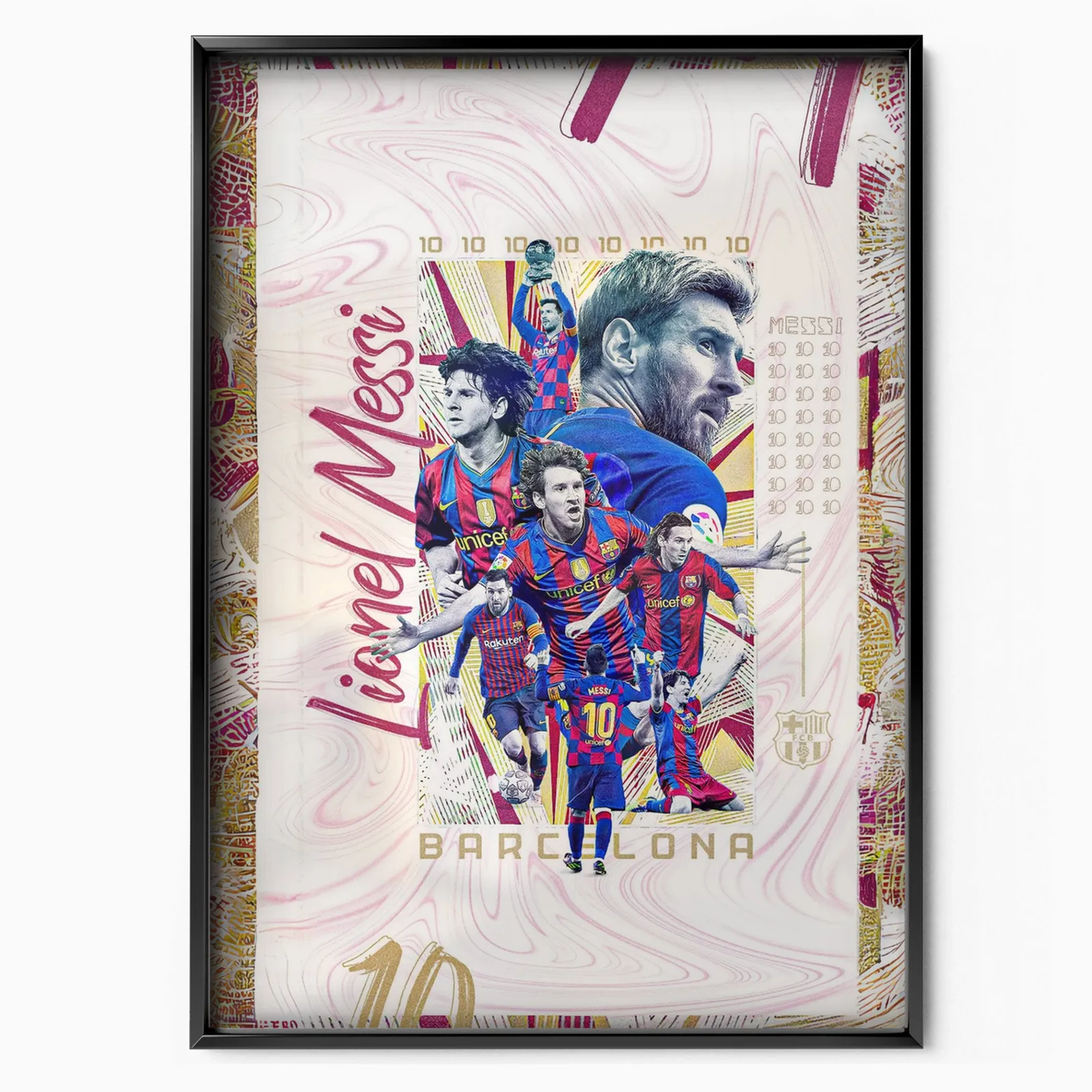 Lionel Messi Barcelona poster