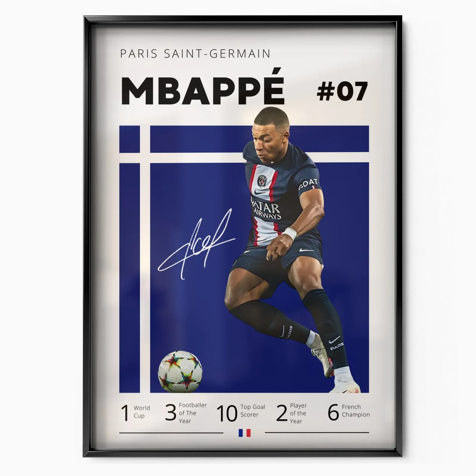 Kylian Mbappe poster