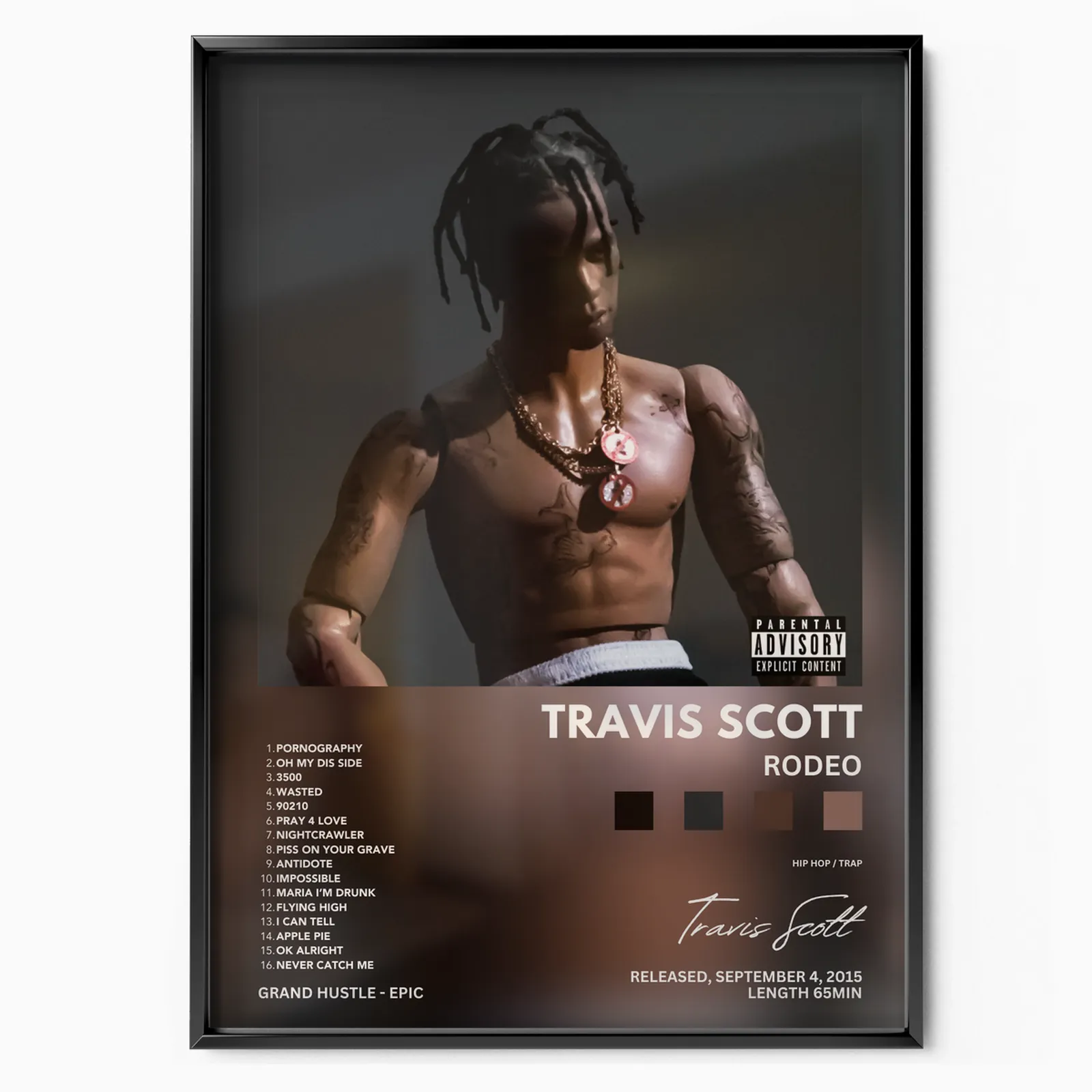 Rodeo Album poster, museum grade matte print