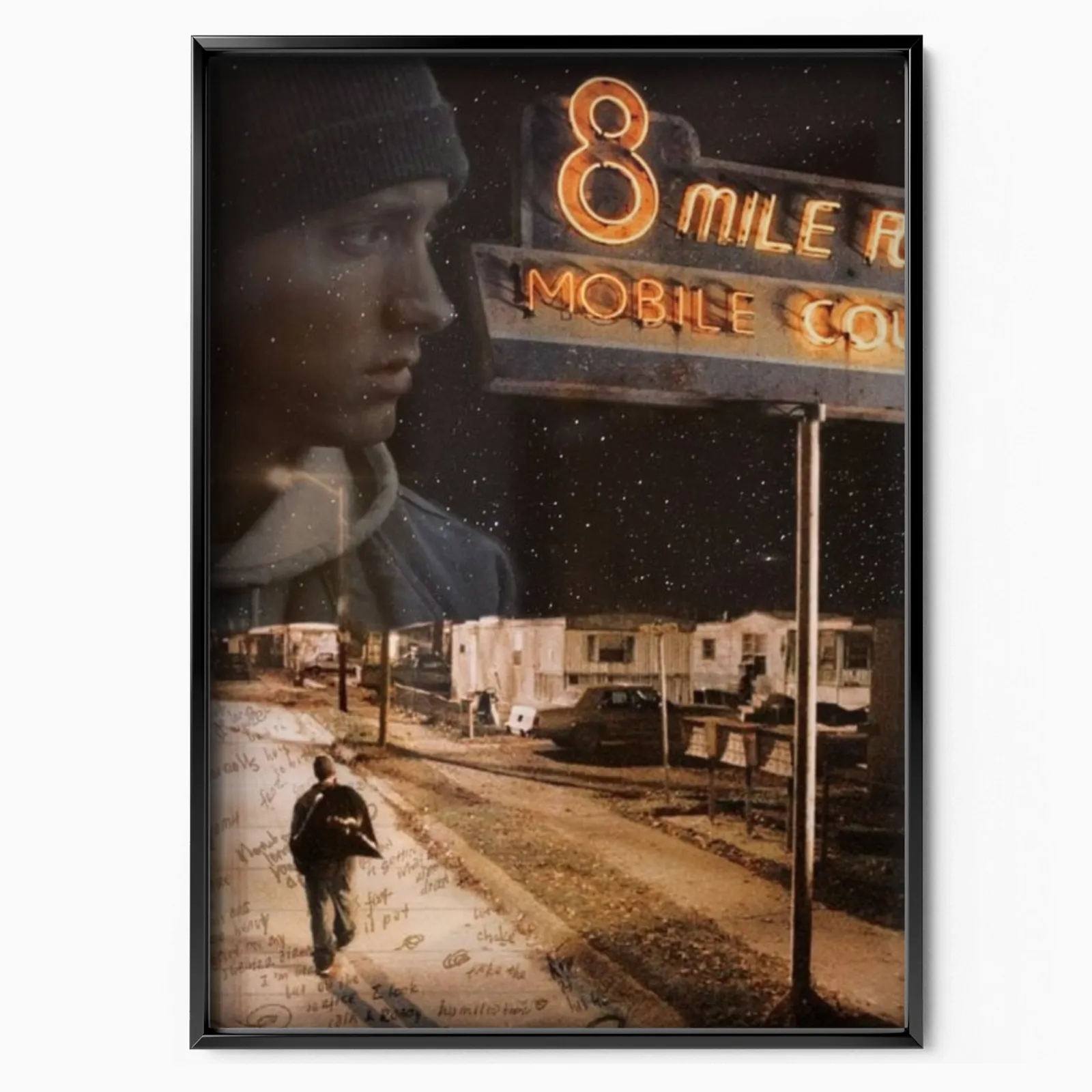 8 Miles poszter, matt, múzeumi minőségű nyomat