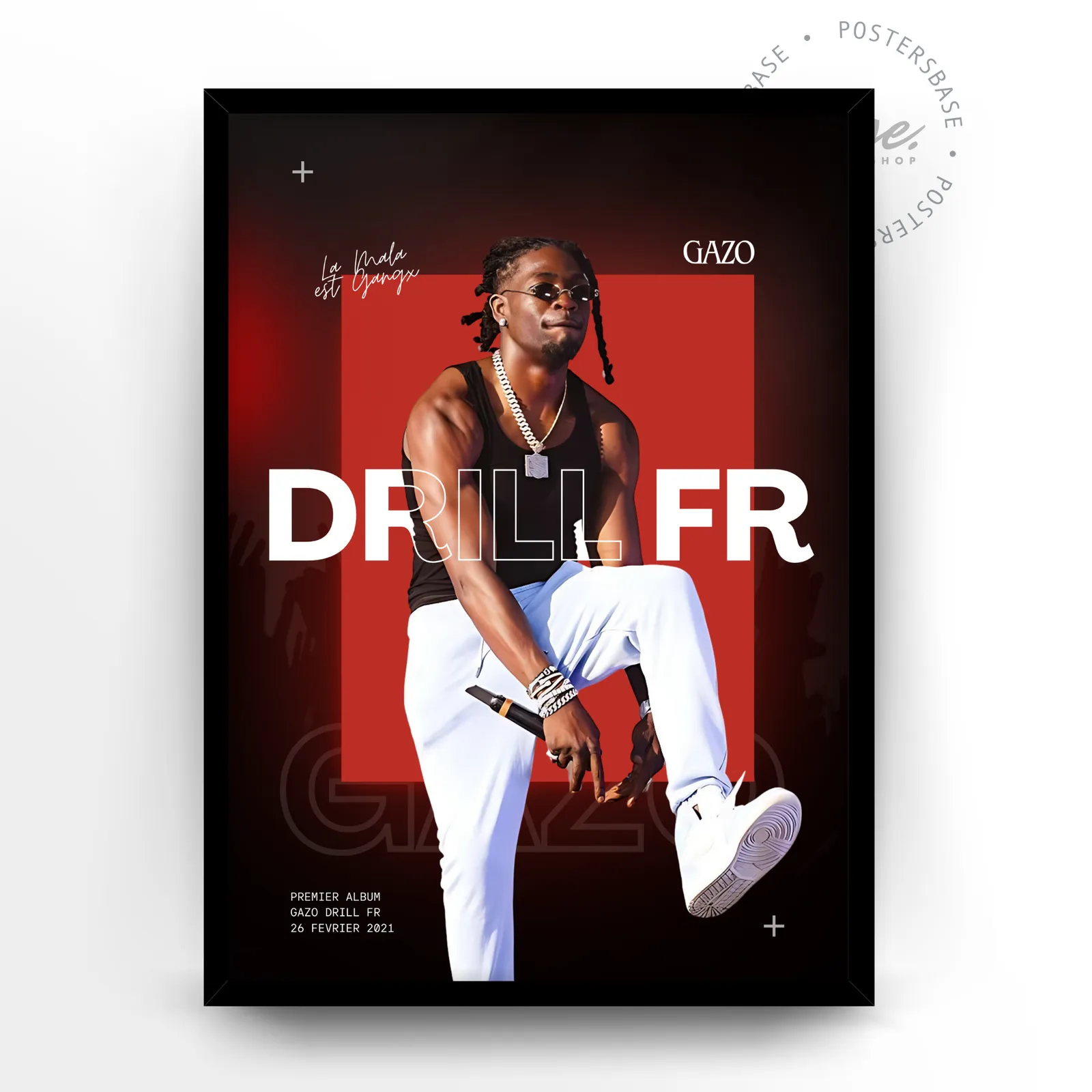 Gazo Drill FR Exclusive poster, museum grade matte print