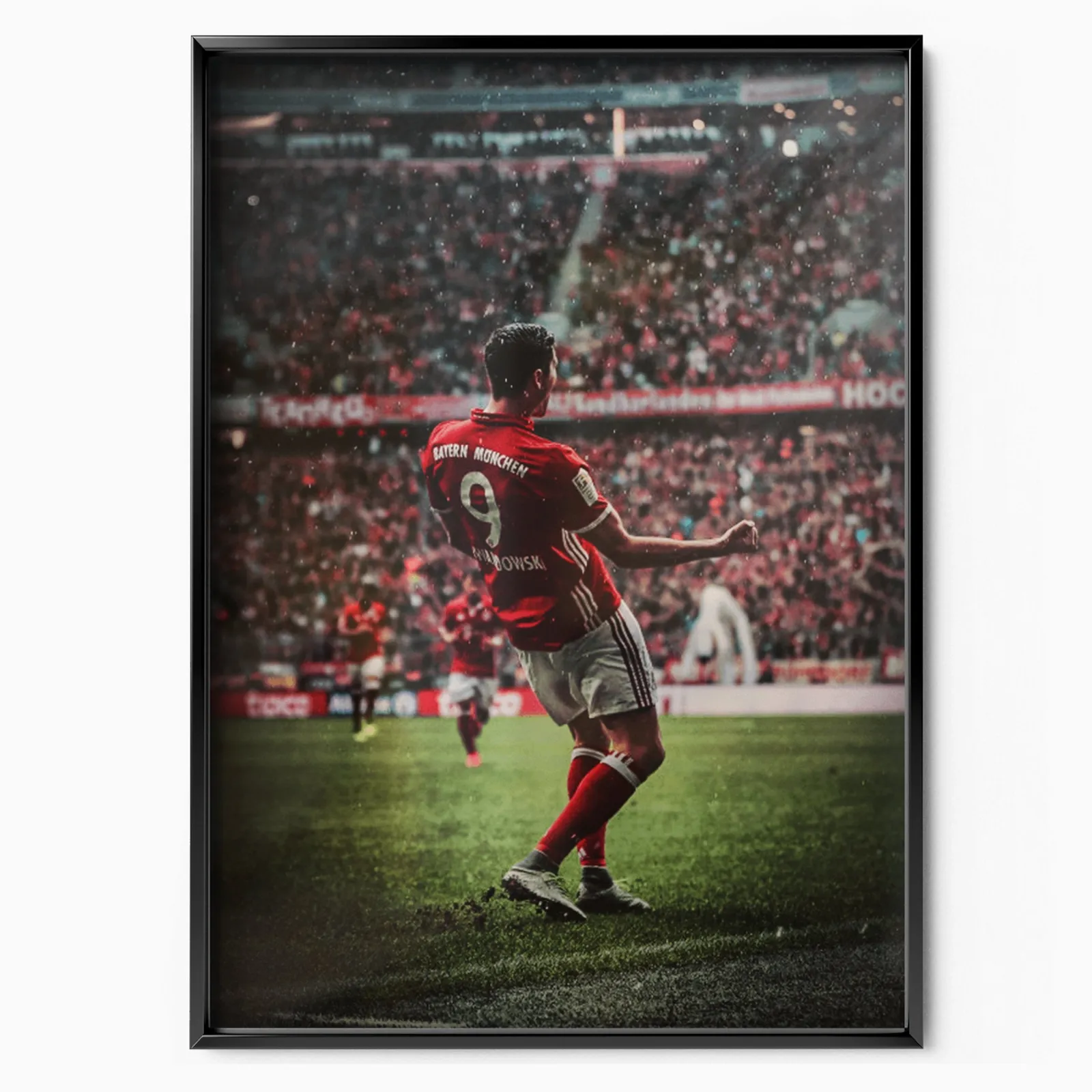 Robert Lewandowski Victory poster, museum grade matte print
