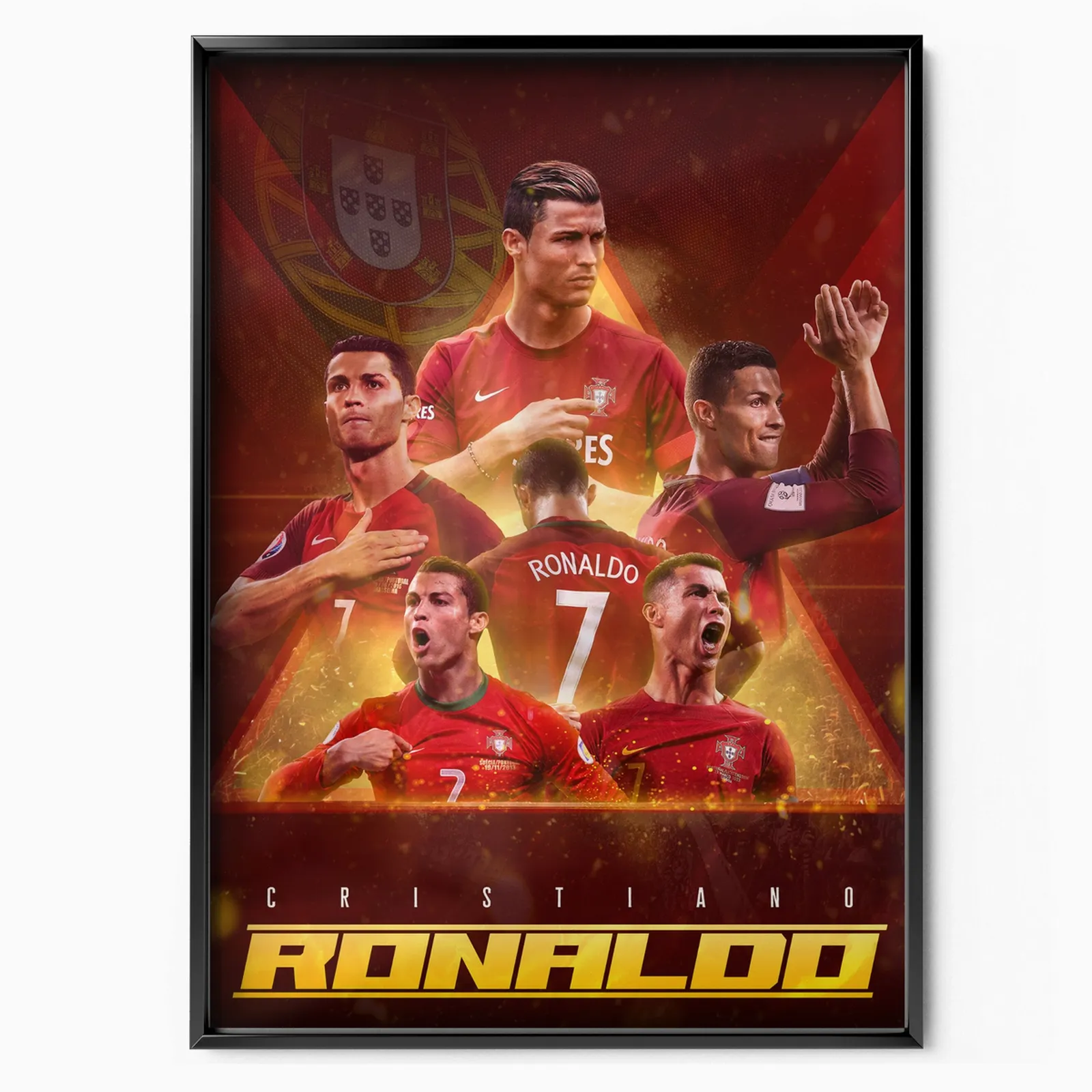 Cristiano Ronaldo CR7 poster, museum grade matte print