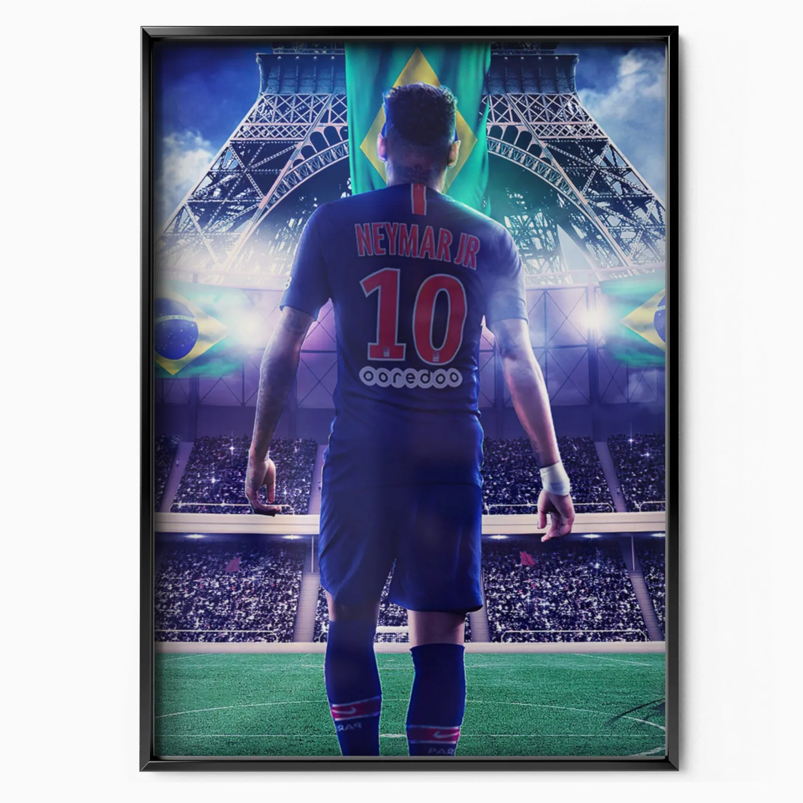 Neymar Paris poster