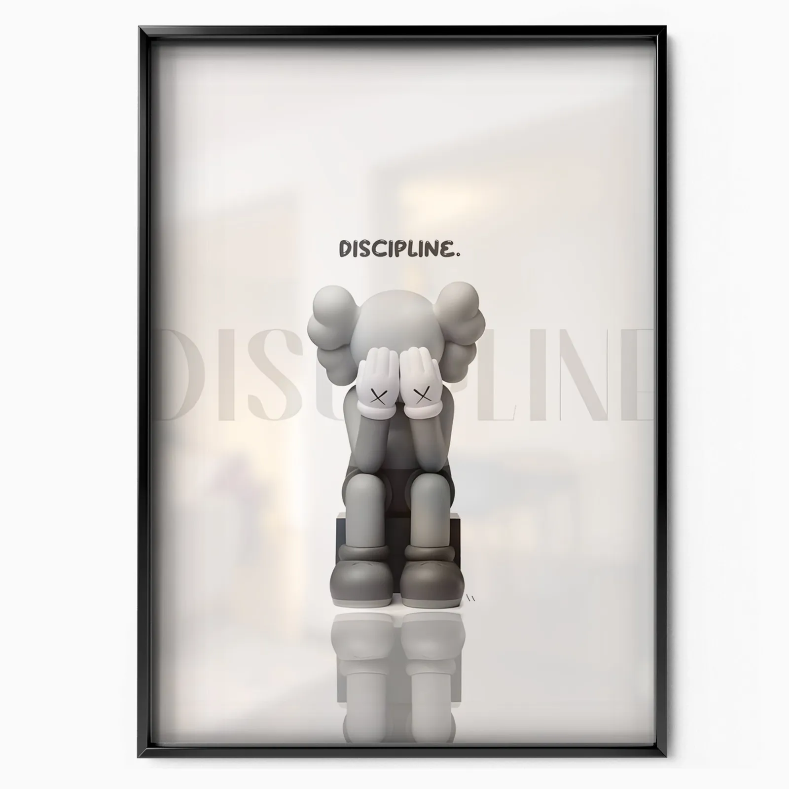 Discipline poster, museum grade matte print