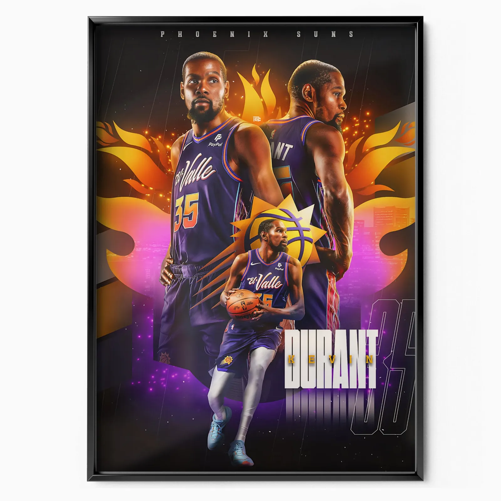 Desert Court Star poster, museum grade matte print