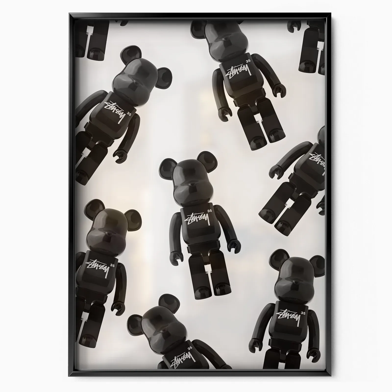 Toy Figure Street poster, museum grade matte print