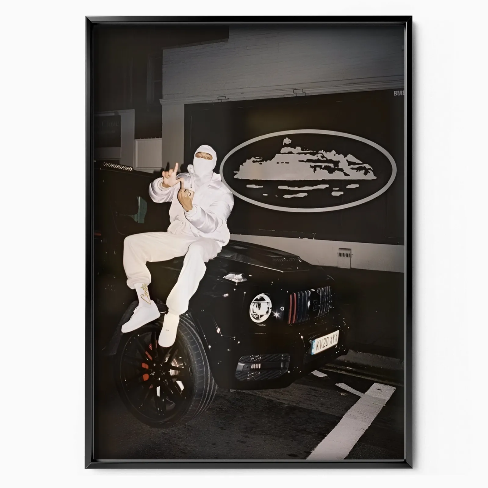 Street Racer poster, museum grade matte print