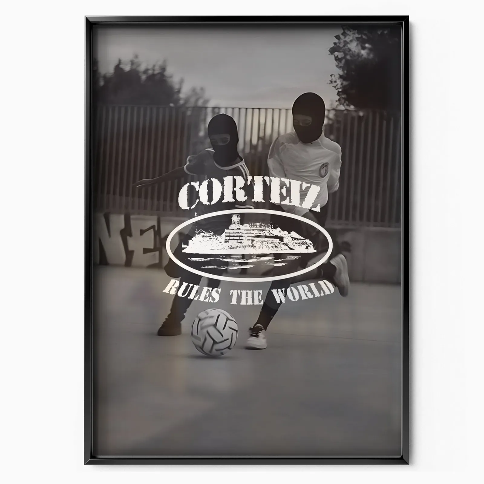 Soccer poster, museum grade matte print