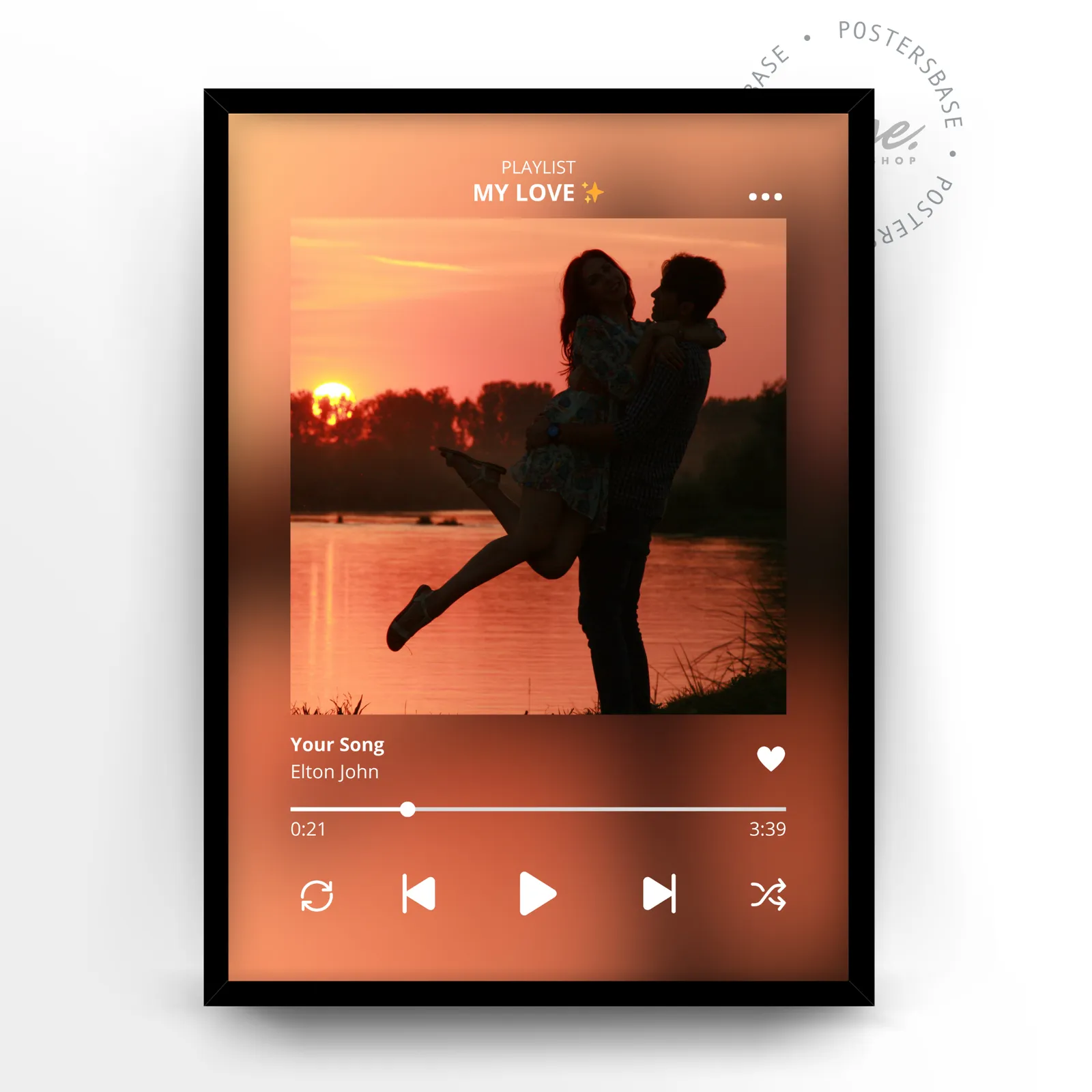 SPOTIFY YOUR SONG poster, museum grade matte print