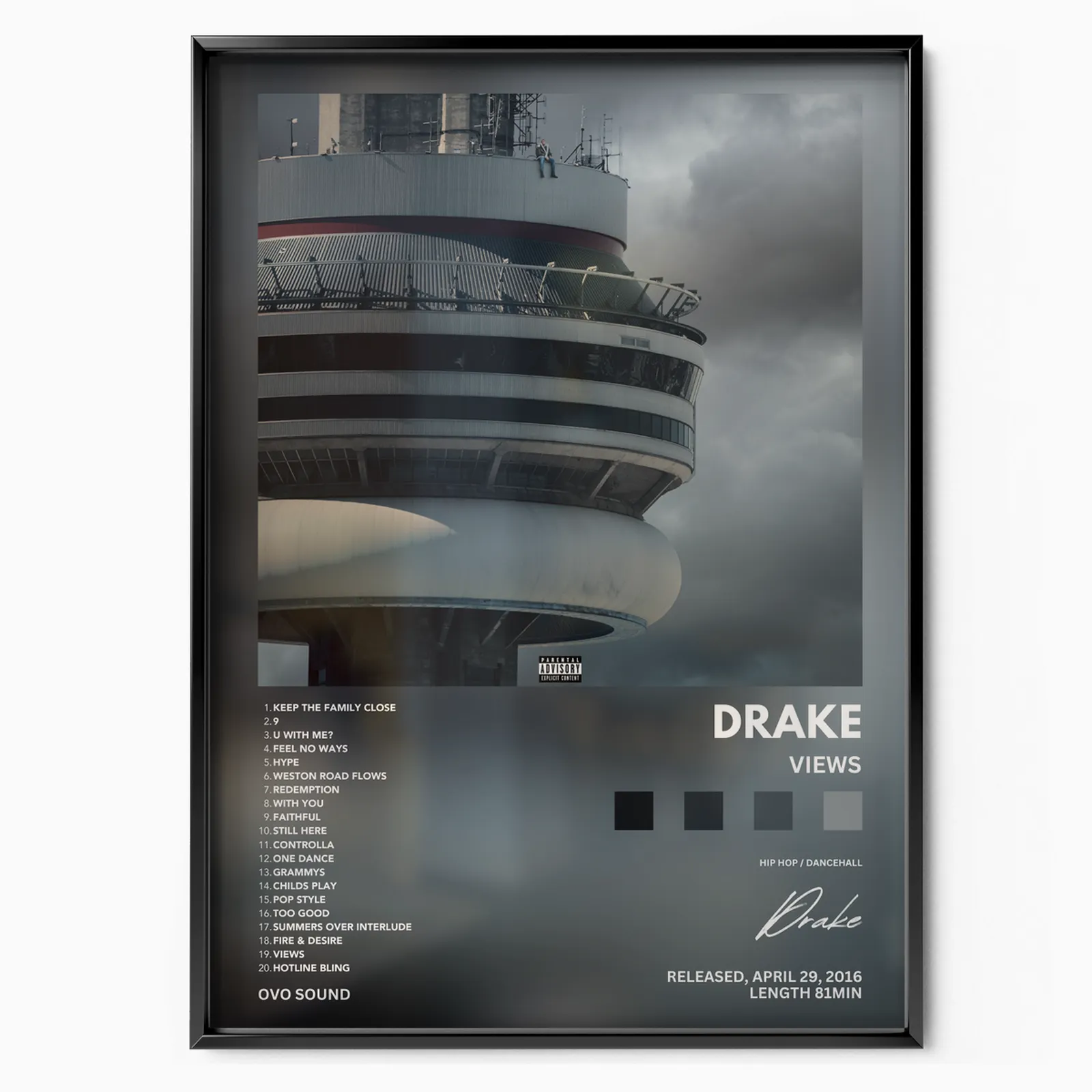 Views Album poster, museum grade matte print