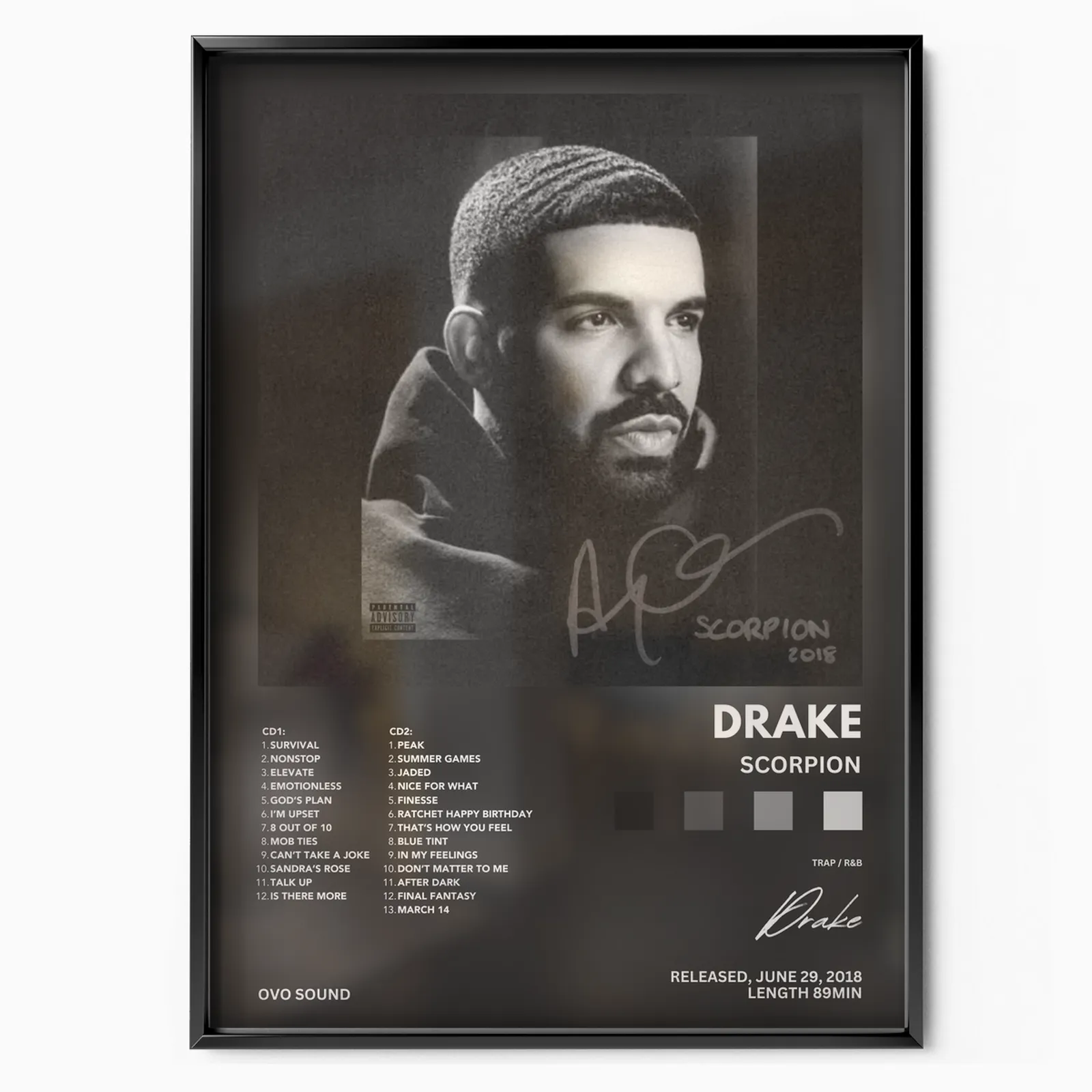 Scorpion Album poster, museum grade matte print
