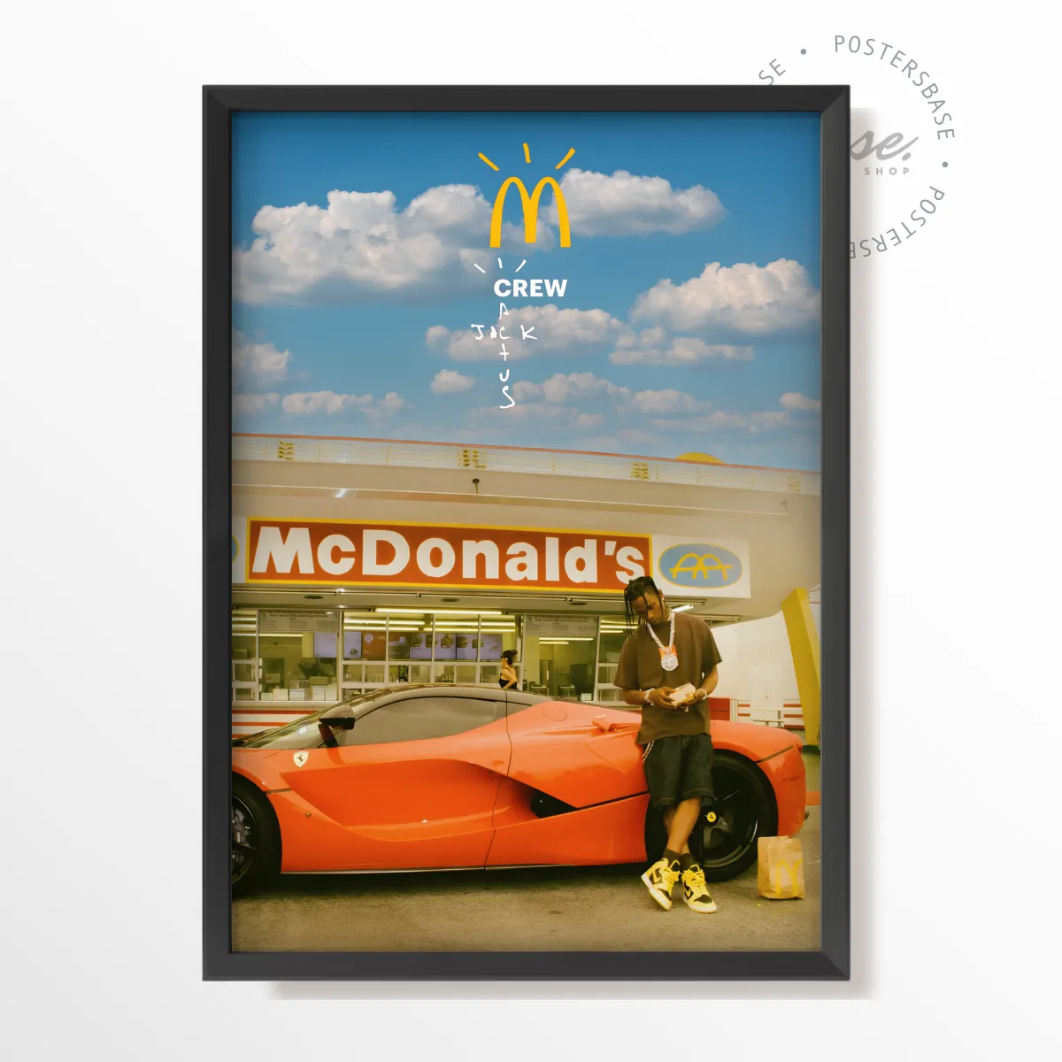 Fast Food Meal poster, museum grade matte print