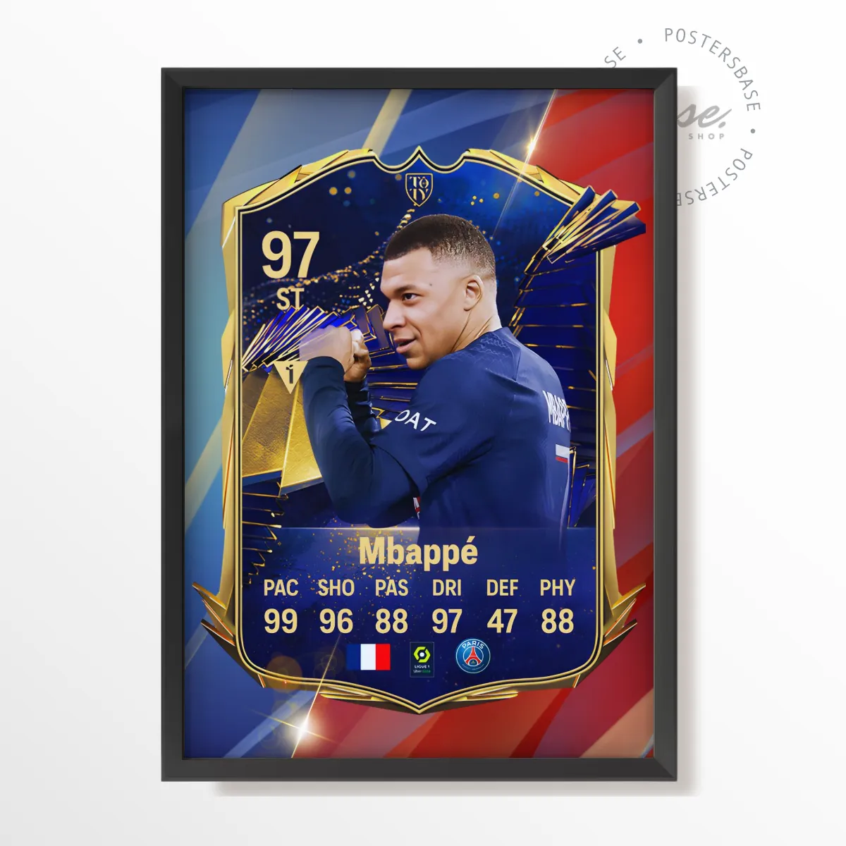 Kylian Mbappe Fut poster