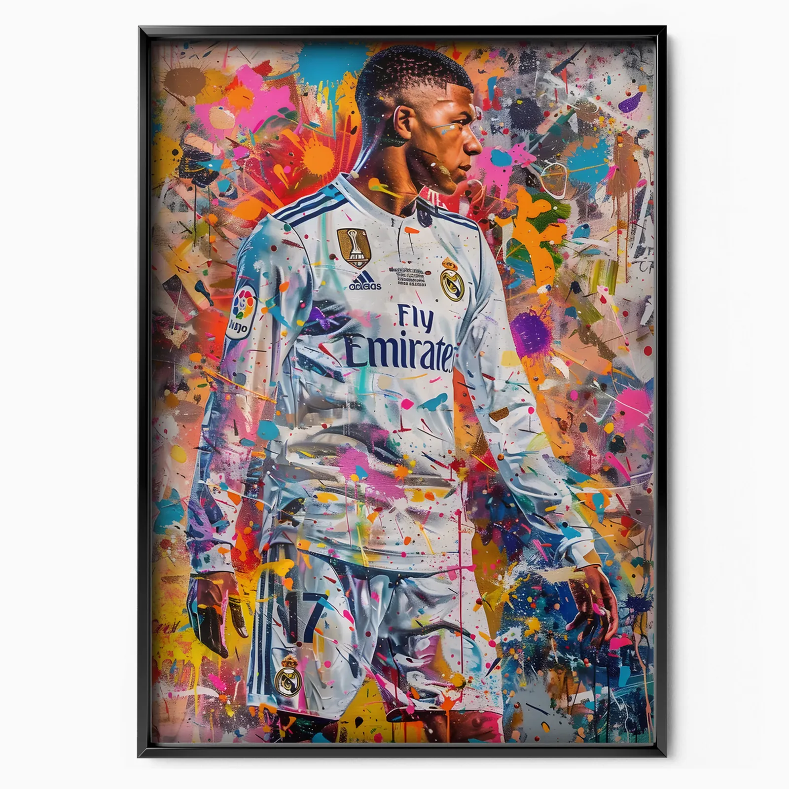 Mbappe x Real Madrid poster
