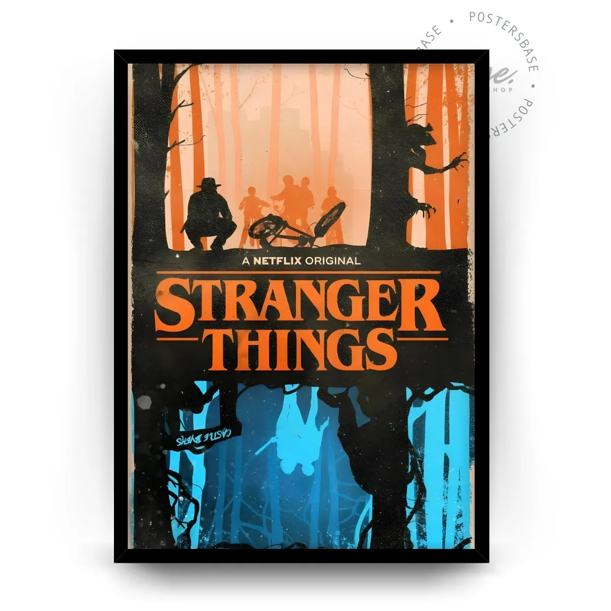 Stranger Things by Netflix poster
