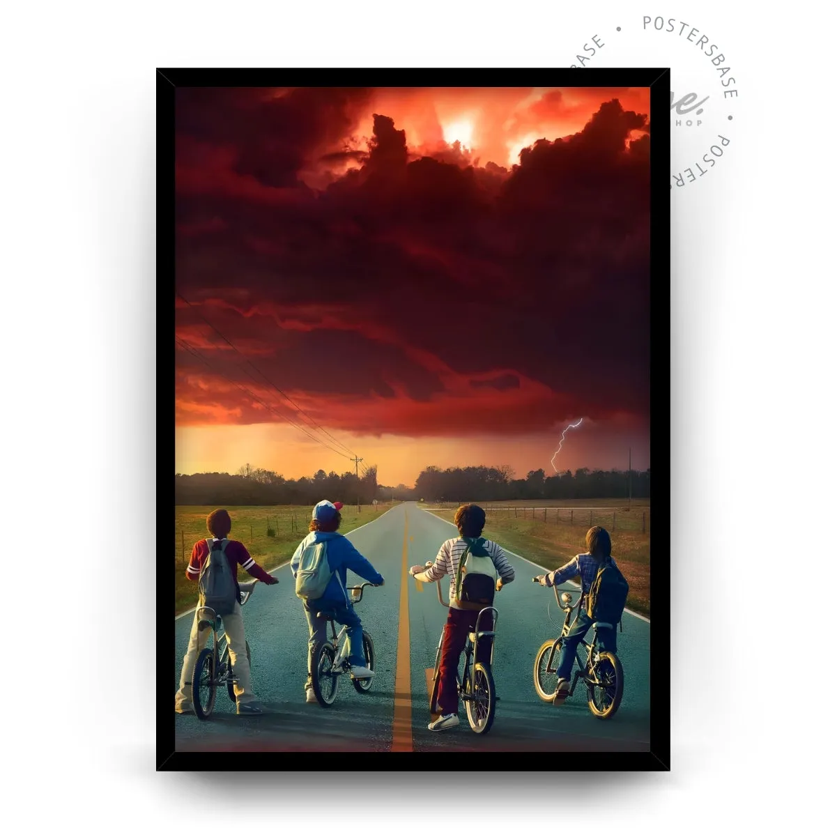 Eighties Sci-Fi Highway poster, museum grade matte print