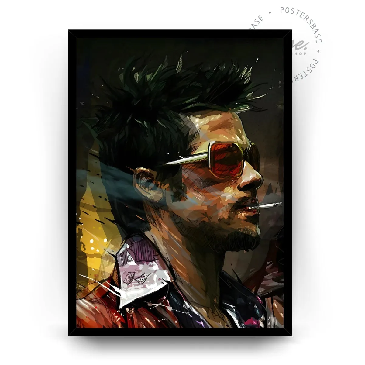 Underground Brawler poster, museum grade matte print