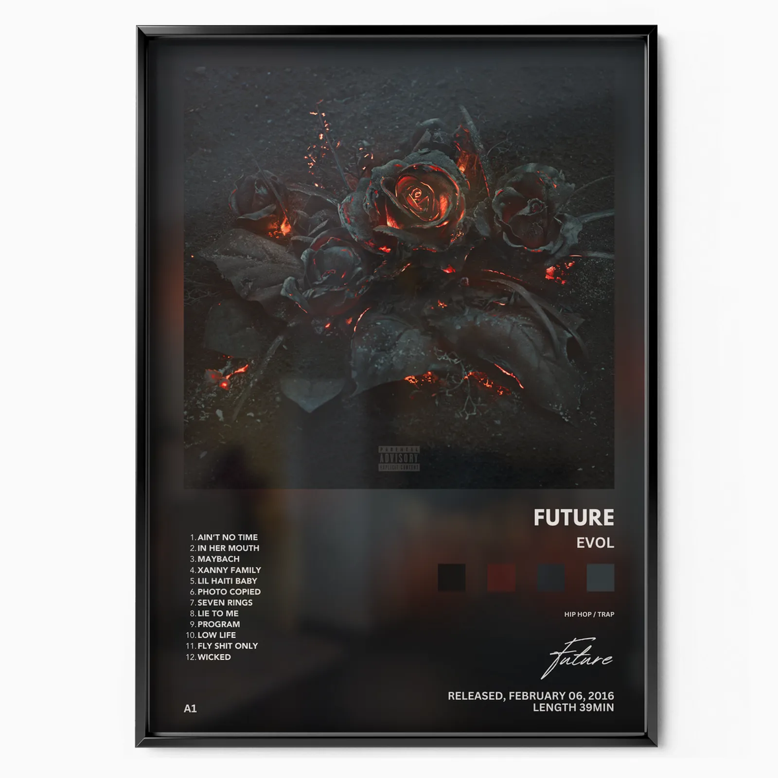 Future 'Evol' poster, museum grade matte print