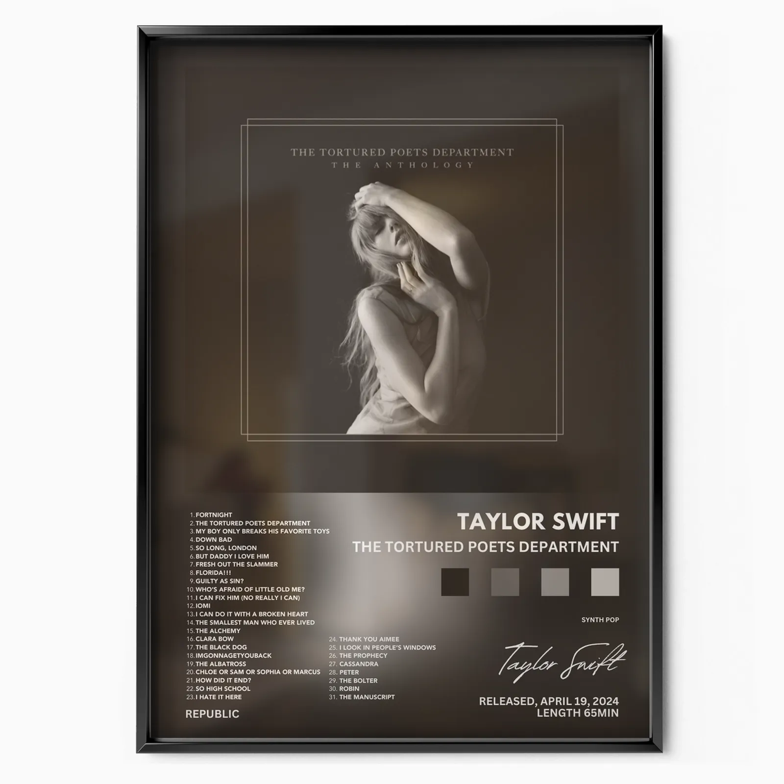 The Tortured Poets Department poster