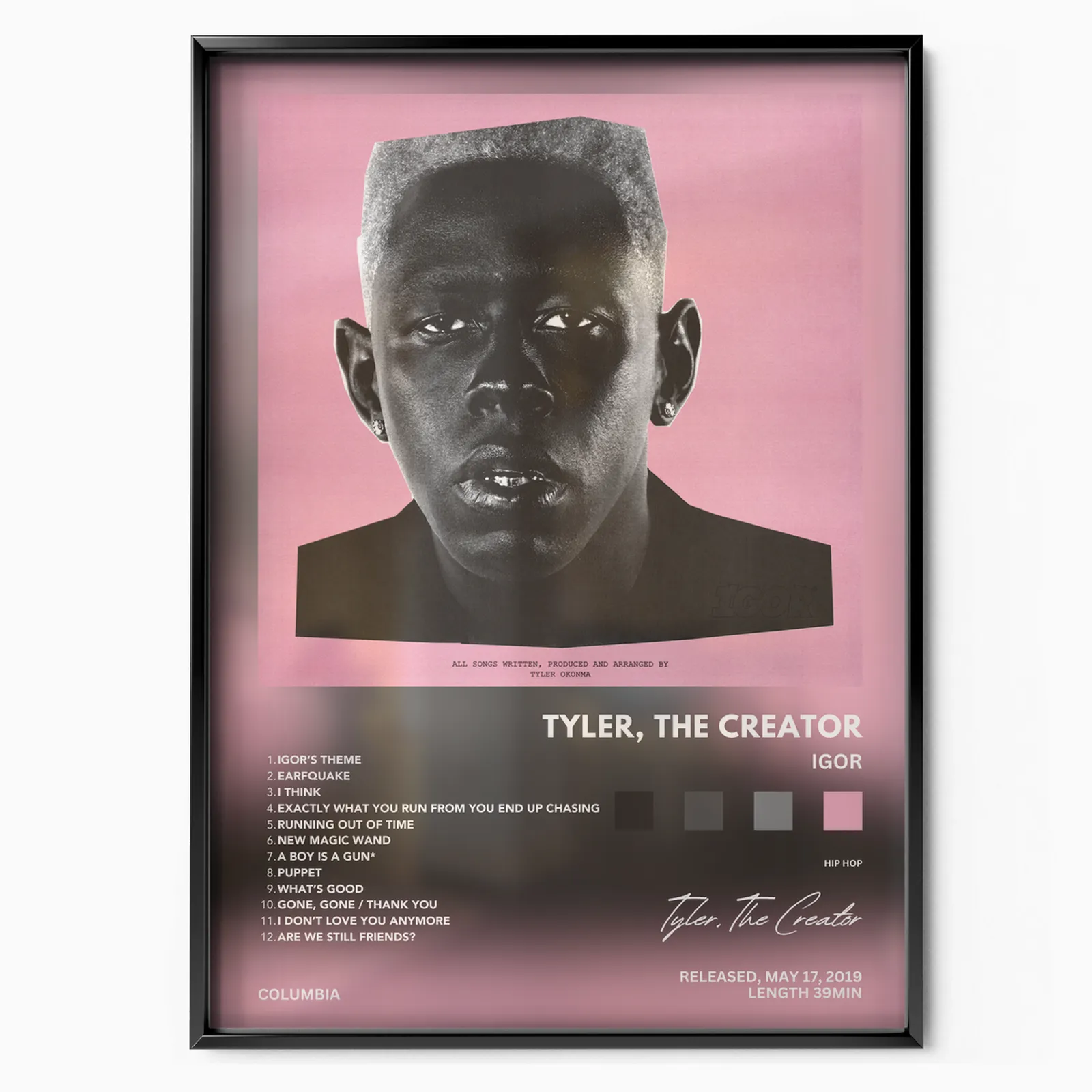 Igor Album poster, museum grade matte print