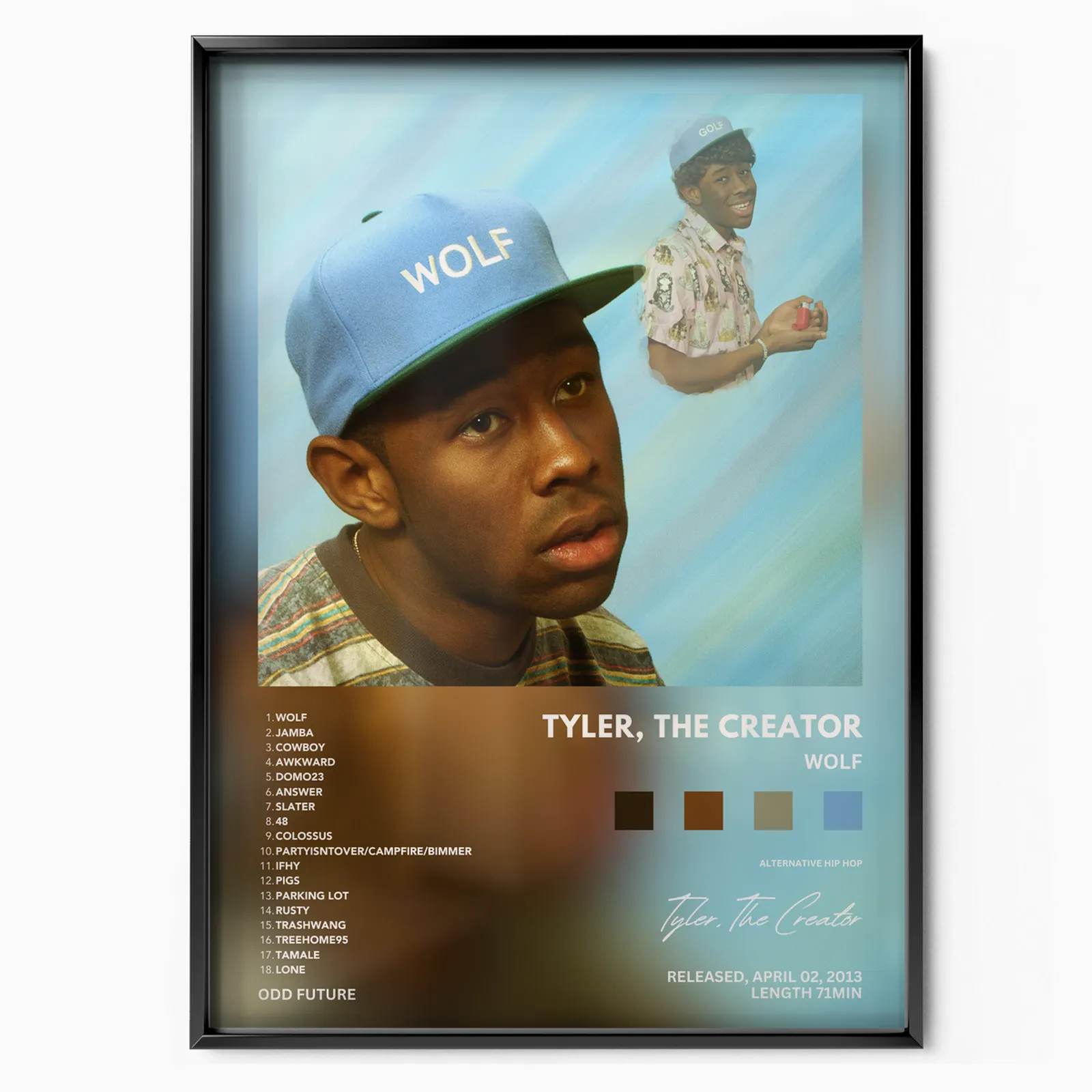 Tyler, The Creator 'Wolf' poster, museum grade matte print