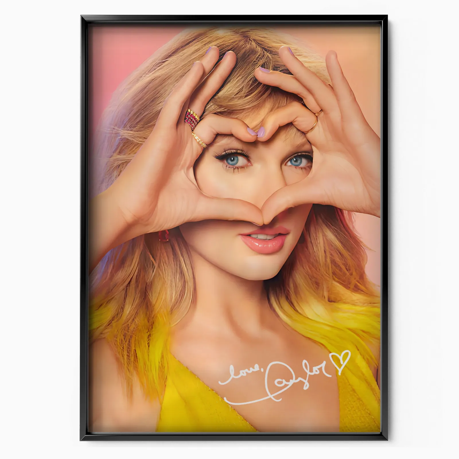 Taylor Swift Heart poster, museum grade matte print