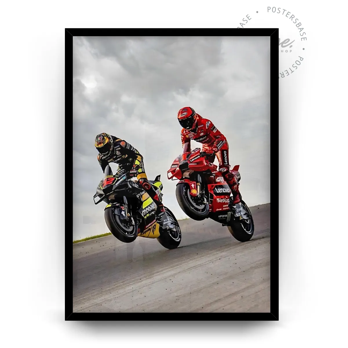 MotoGP Duel poster, museum grade matte print