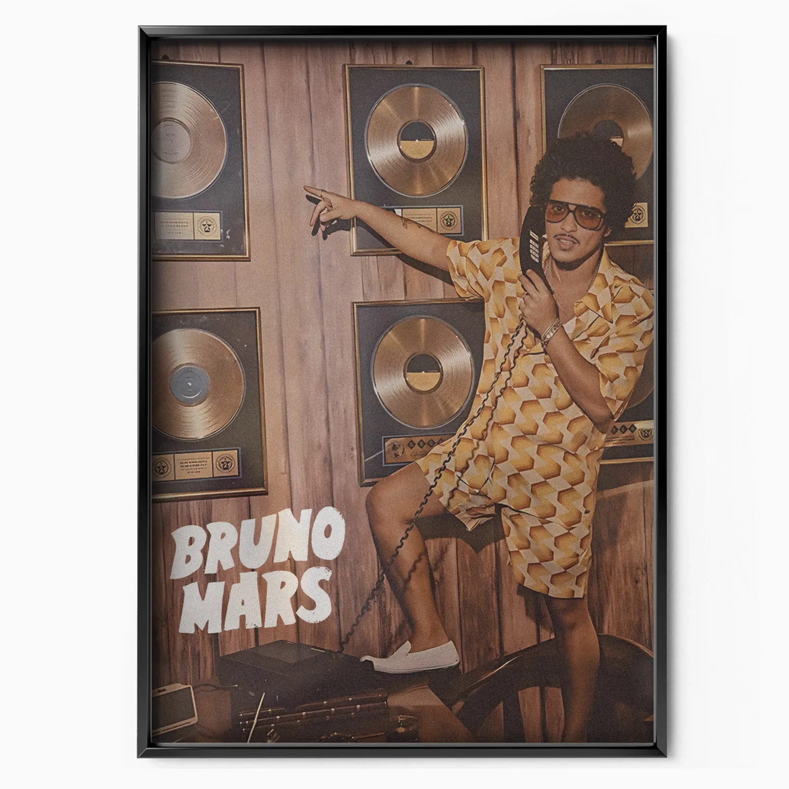 Vinyl Records poster, museum grade matte print