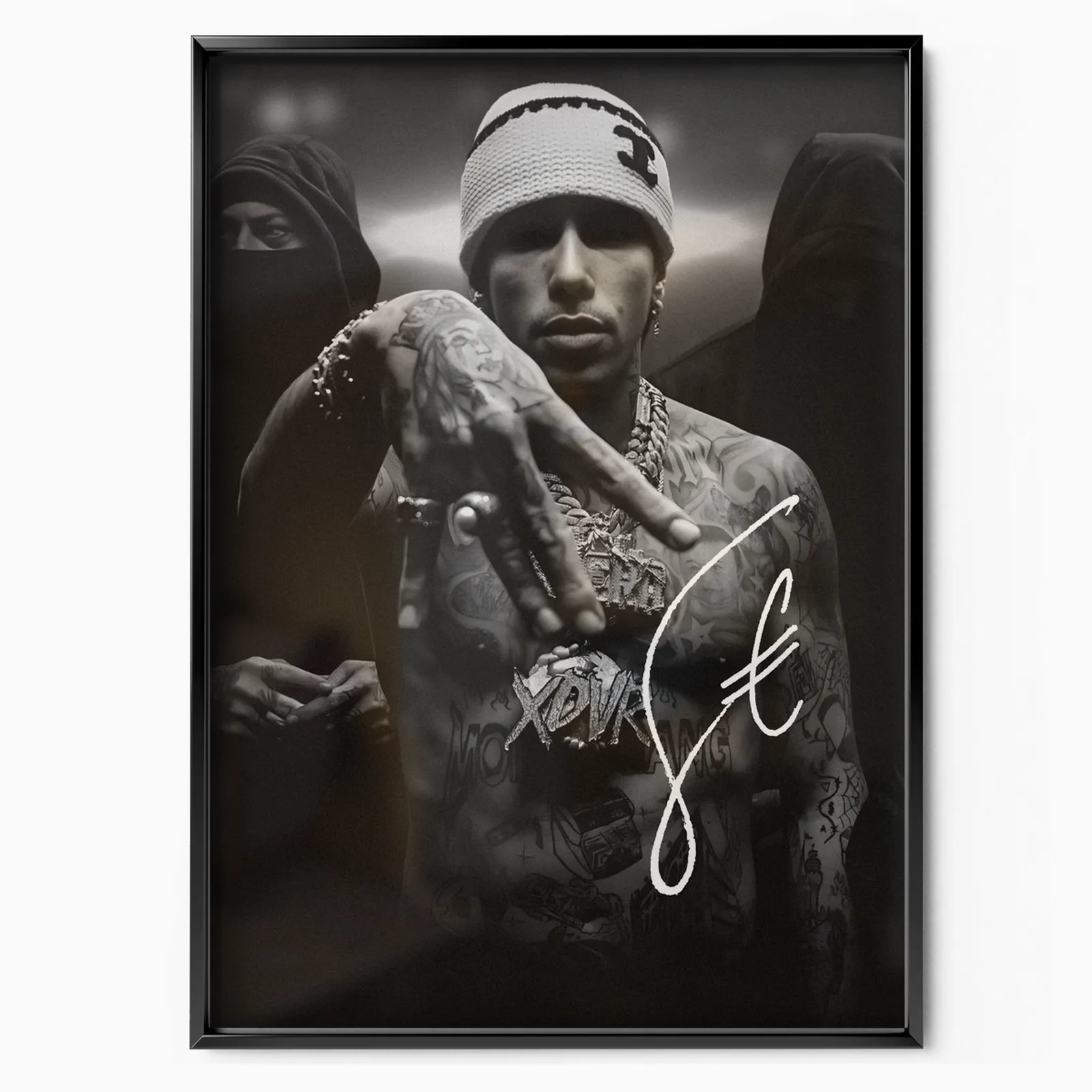 Sfera Ebbasta Sign poster, museum grade matte print