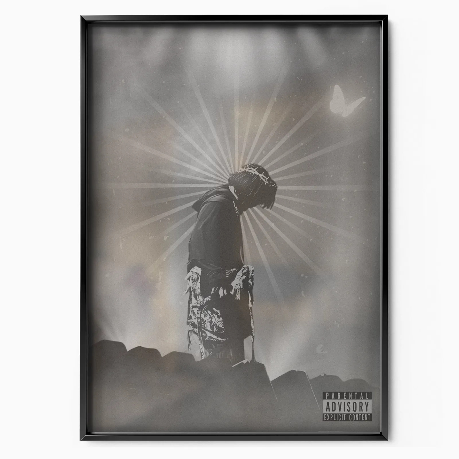 Kendrick Lamar Butterfly poster, museum grade matte print
