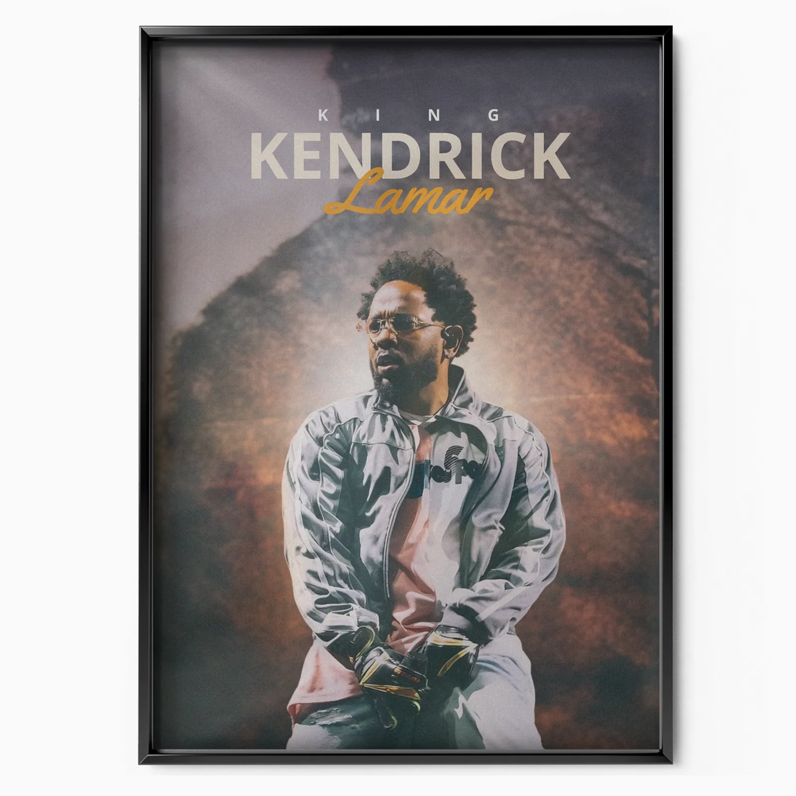 Kendrick Lamar King poster, museum grade matte print