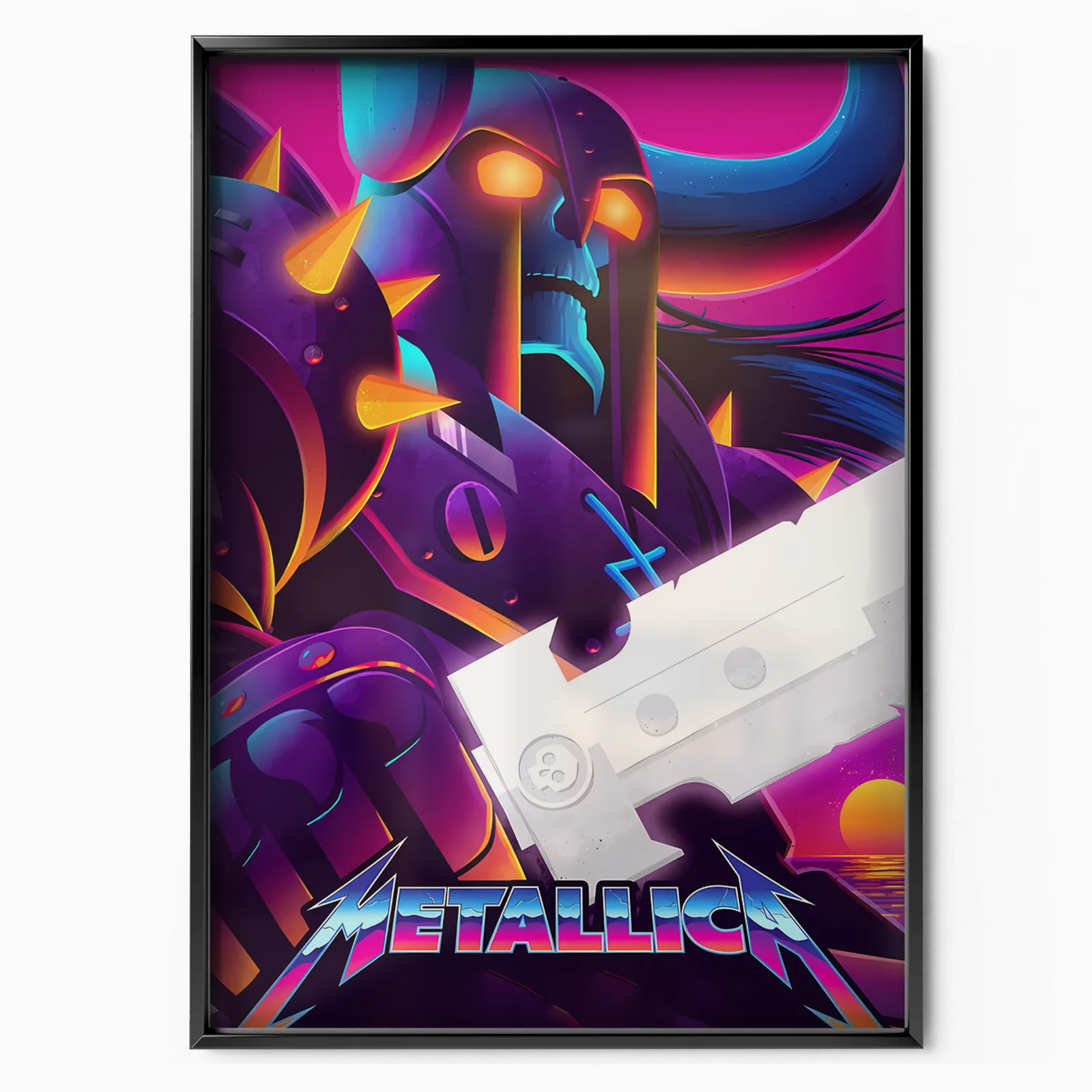 Metallica Giant poster, museum grade matte print