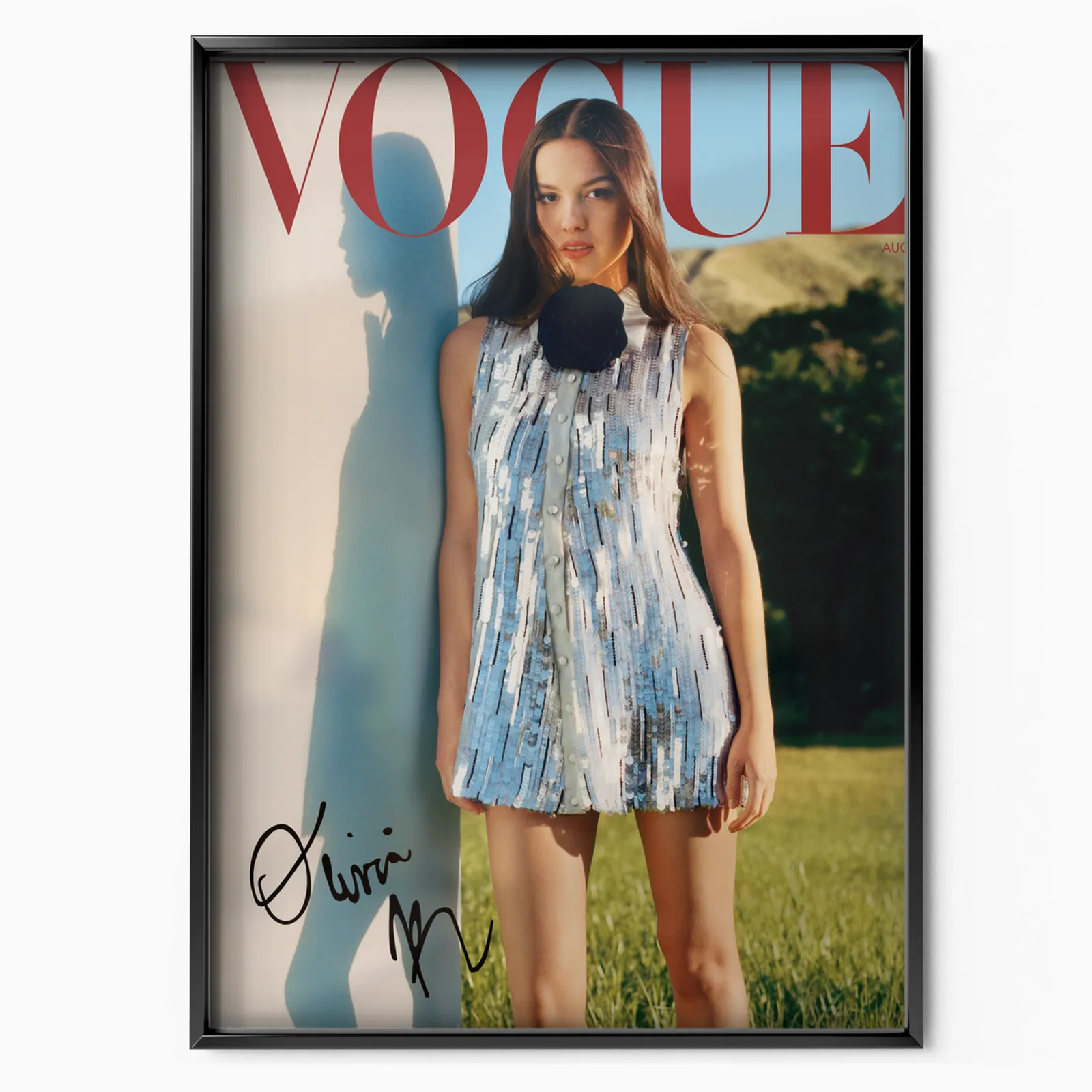 Olivia Rodrigo Vogue poster, museum grade matte print