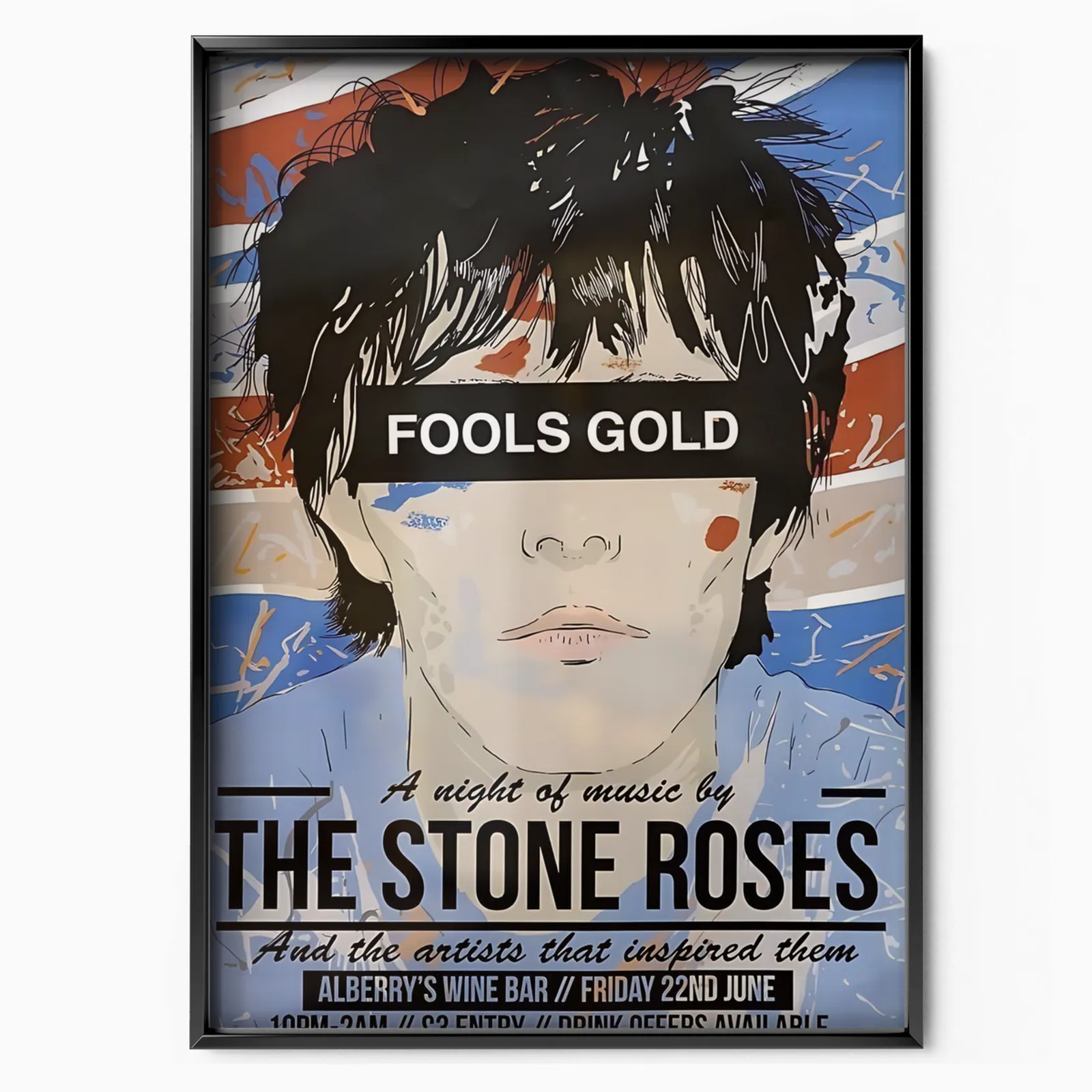 The Stone Roses Fools Gold poster