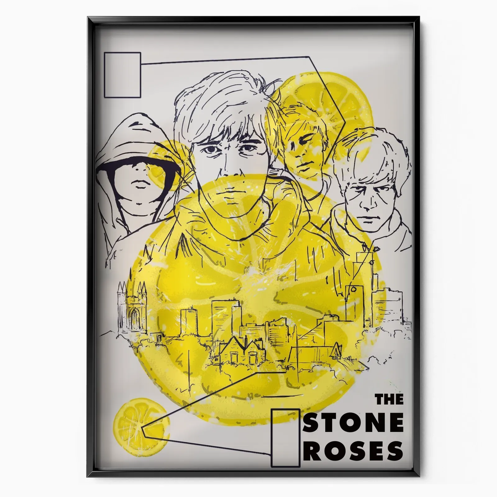 The Stone Roses Lemon poster, museum grade matte print