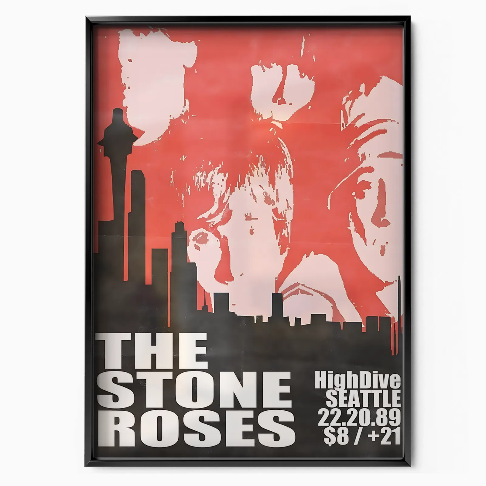 The Stone Roses Seattle poster, museum grade matte print