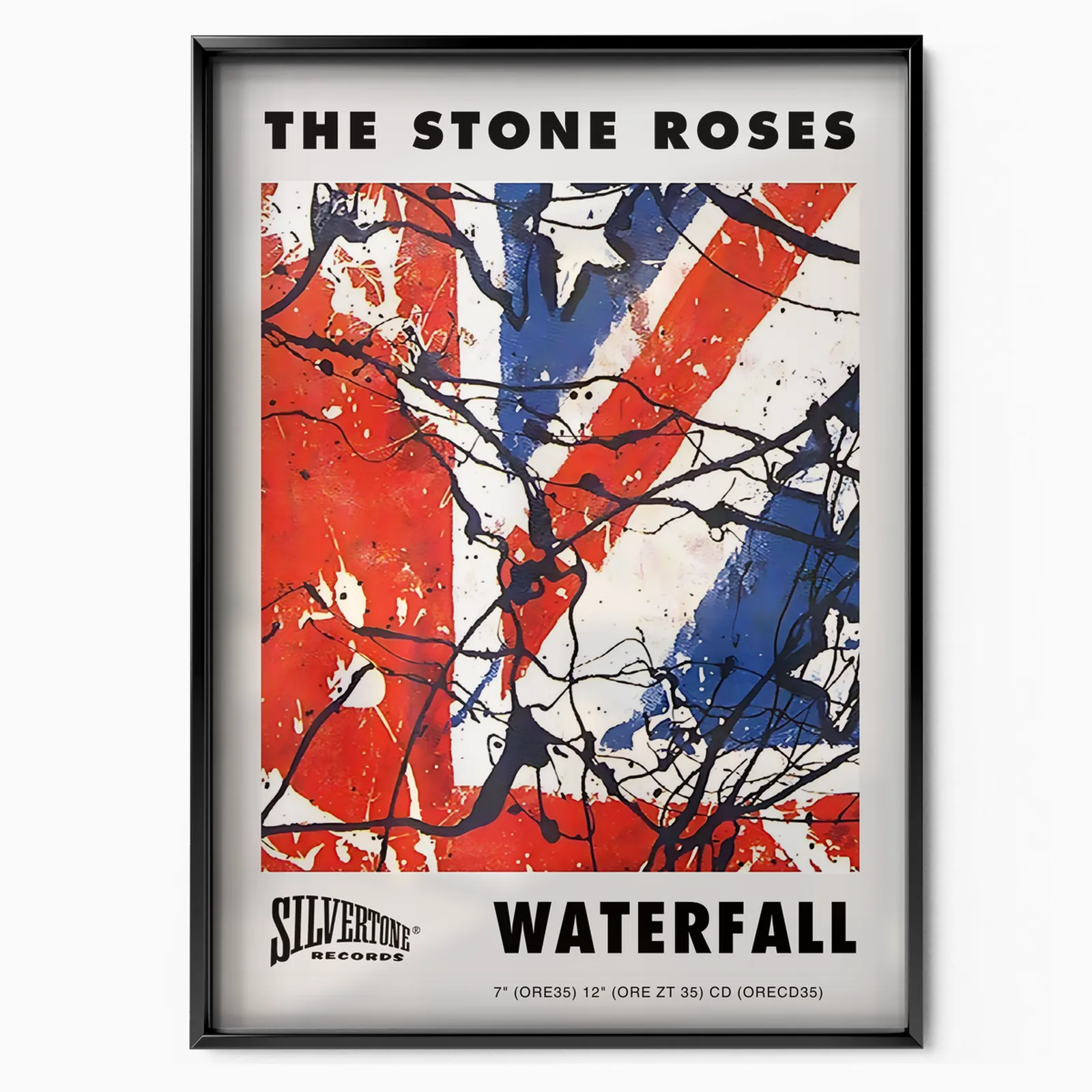 The Stone Roses Waterfall poster, museum grade matte print