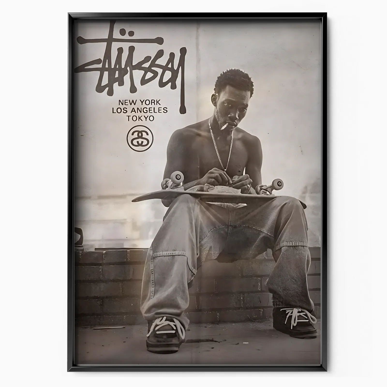 Street poster, museum grade matte print