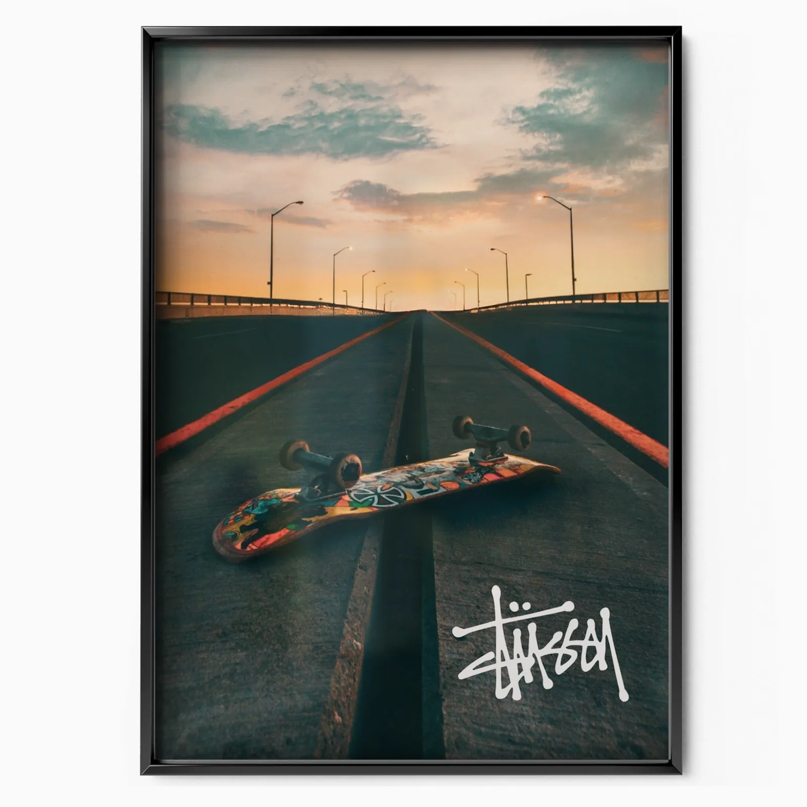 Road poster, museum grade matte print