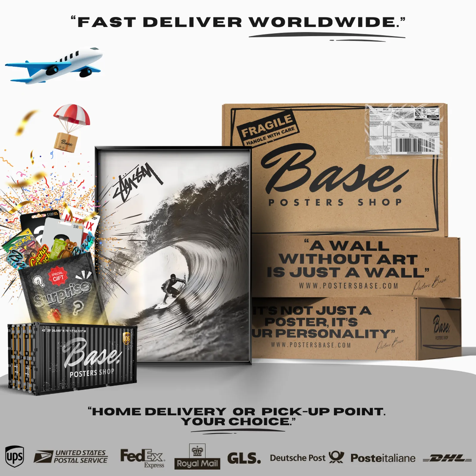 Posters Stussy Surf Vintage - Only €11.95 | Posters Base
