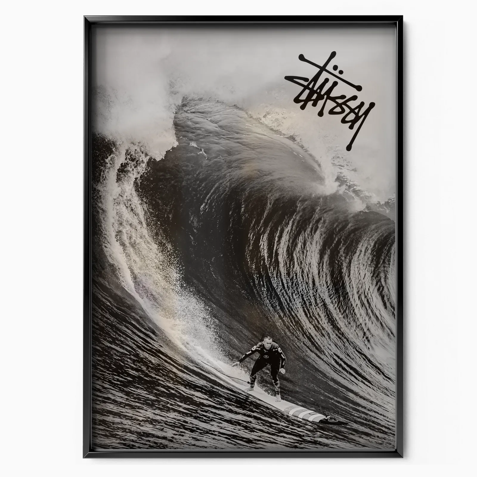 Waves poster, museum grade matte print