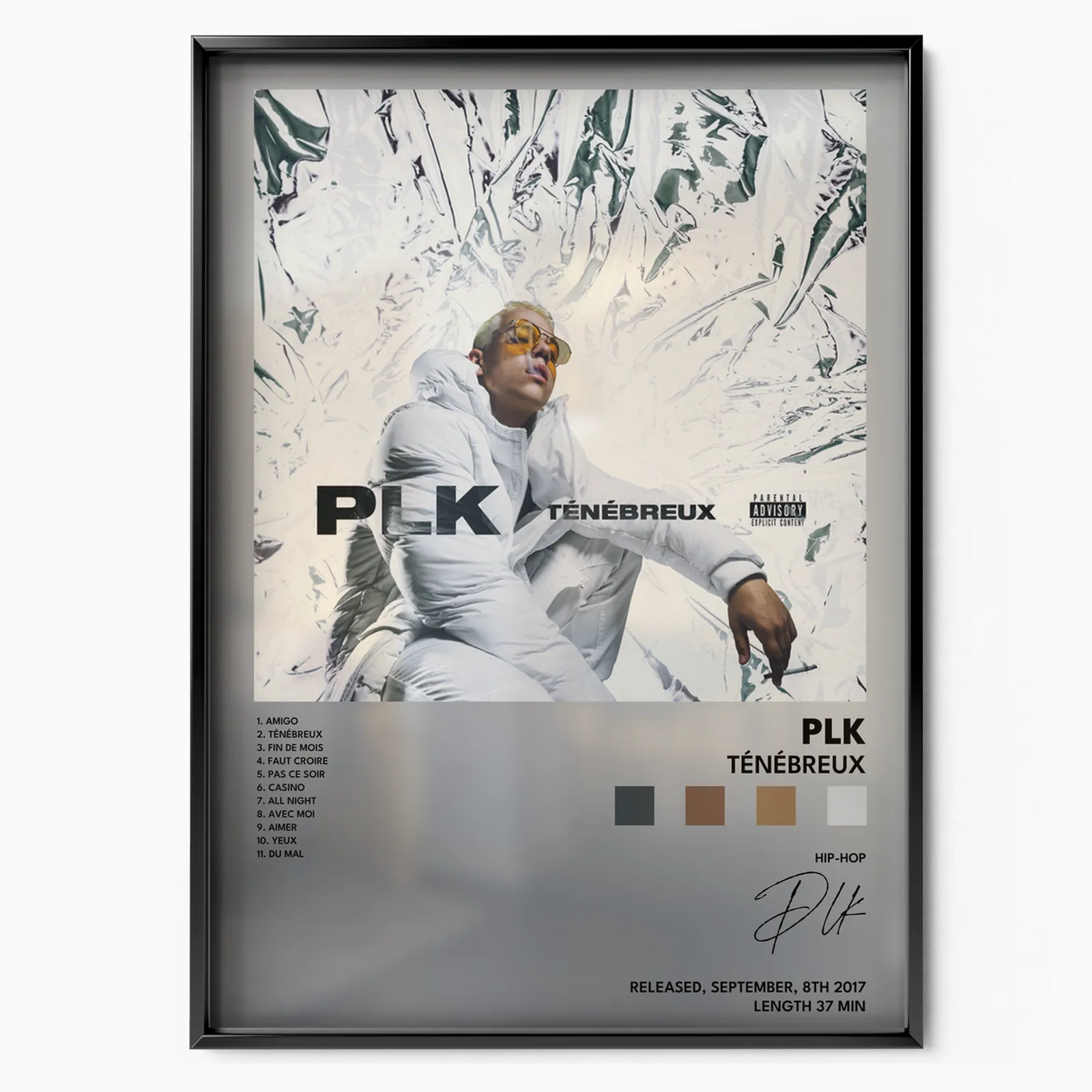 PLK - Ténébreux poster, museum grade matte print