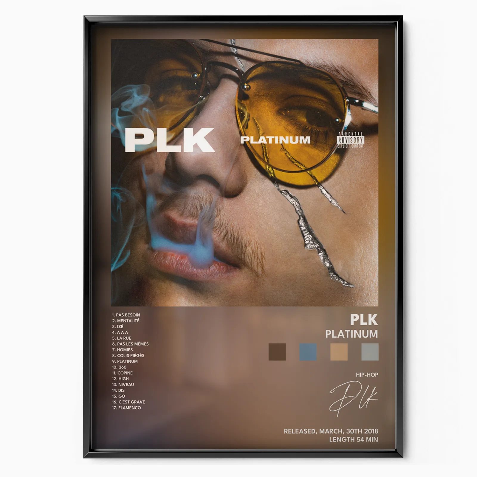 PLK - Platinum poster, museum grade matte print